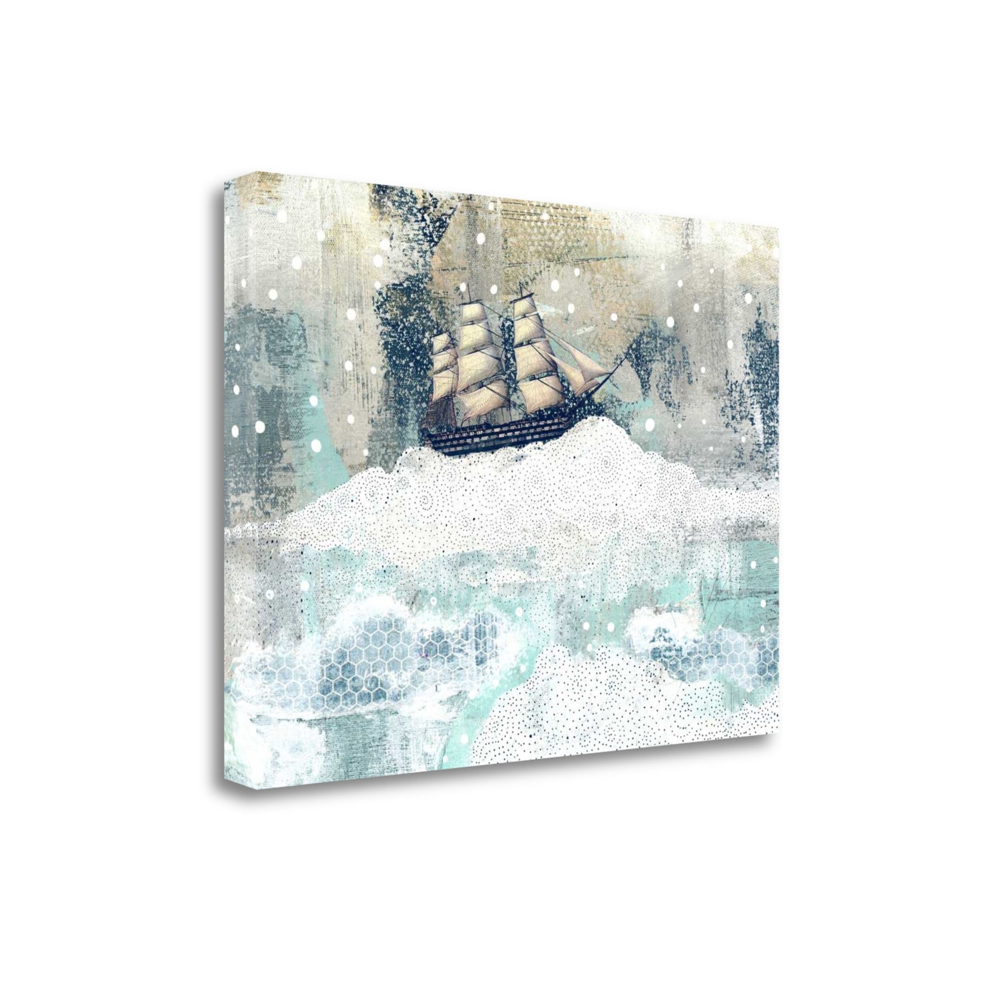 Tangletown Fine Art 28-in H x 39-in W Coastal Print on Canvas in the ...