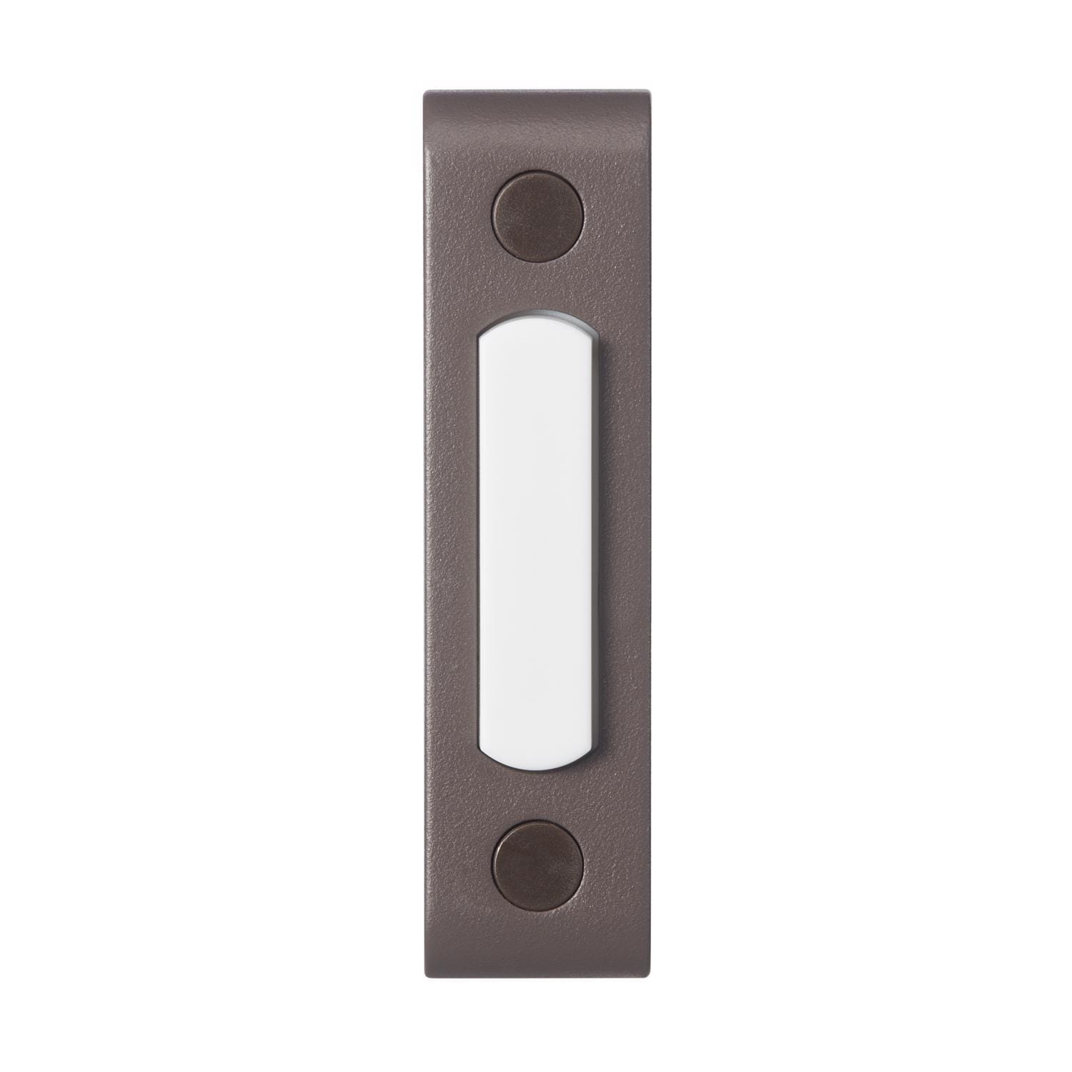 Heath Zenith  Oil Rubbed Bronze Brown Metal Wired Pushbutton Doorbell
