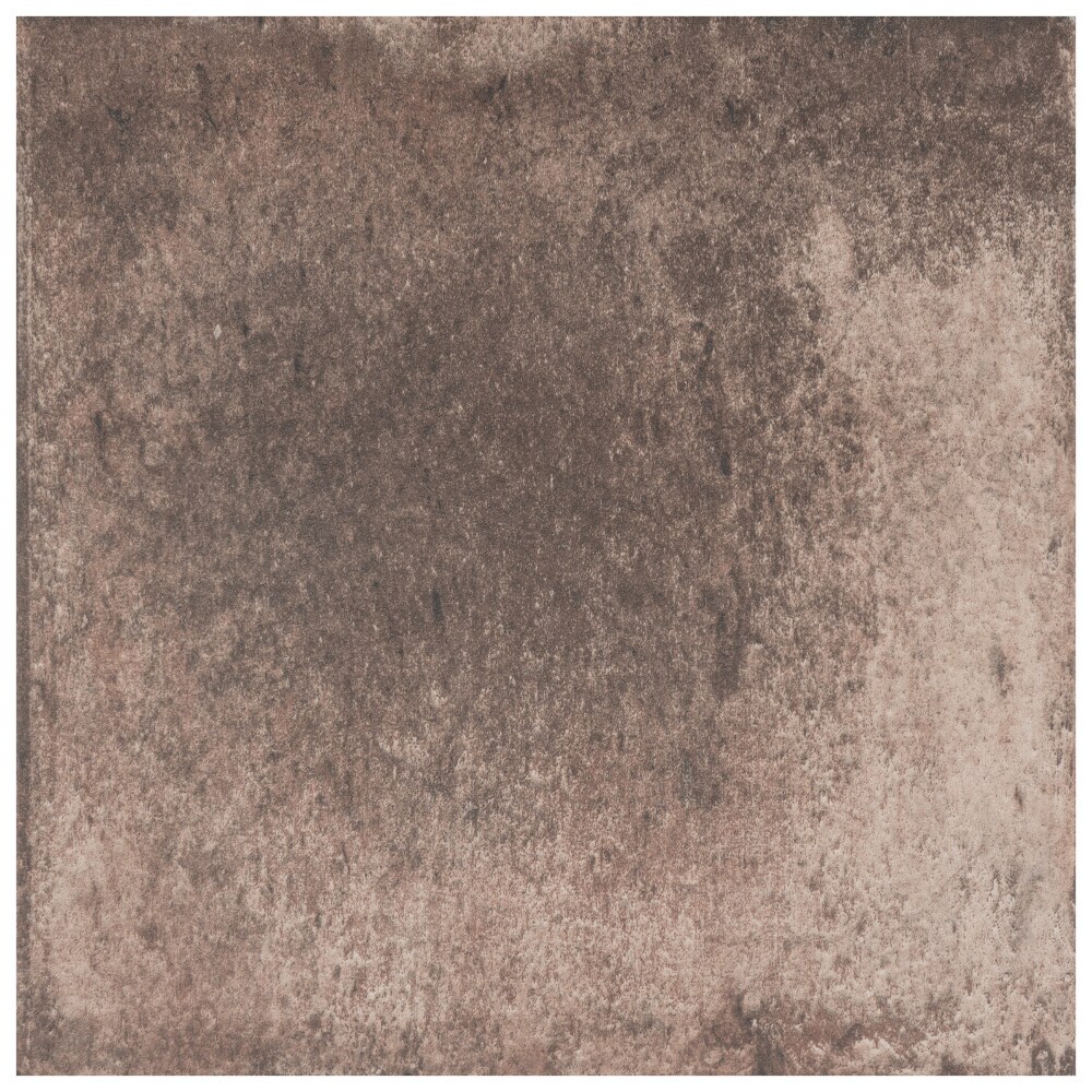 Affinity Tile S1FNUDA9MA Sample- D'Anticatto Marrone 9-in x 9-in Matte Porcelain Floor and Wall Tile