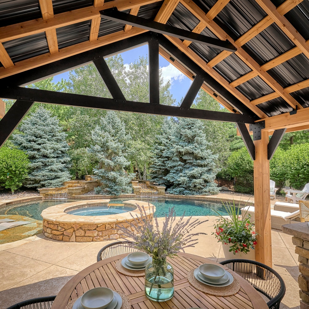 Range Outdoor Living 2506084COM Wood-Resin-Gazebos - View #6
