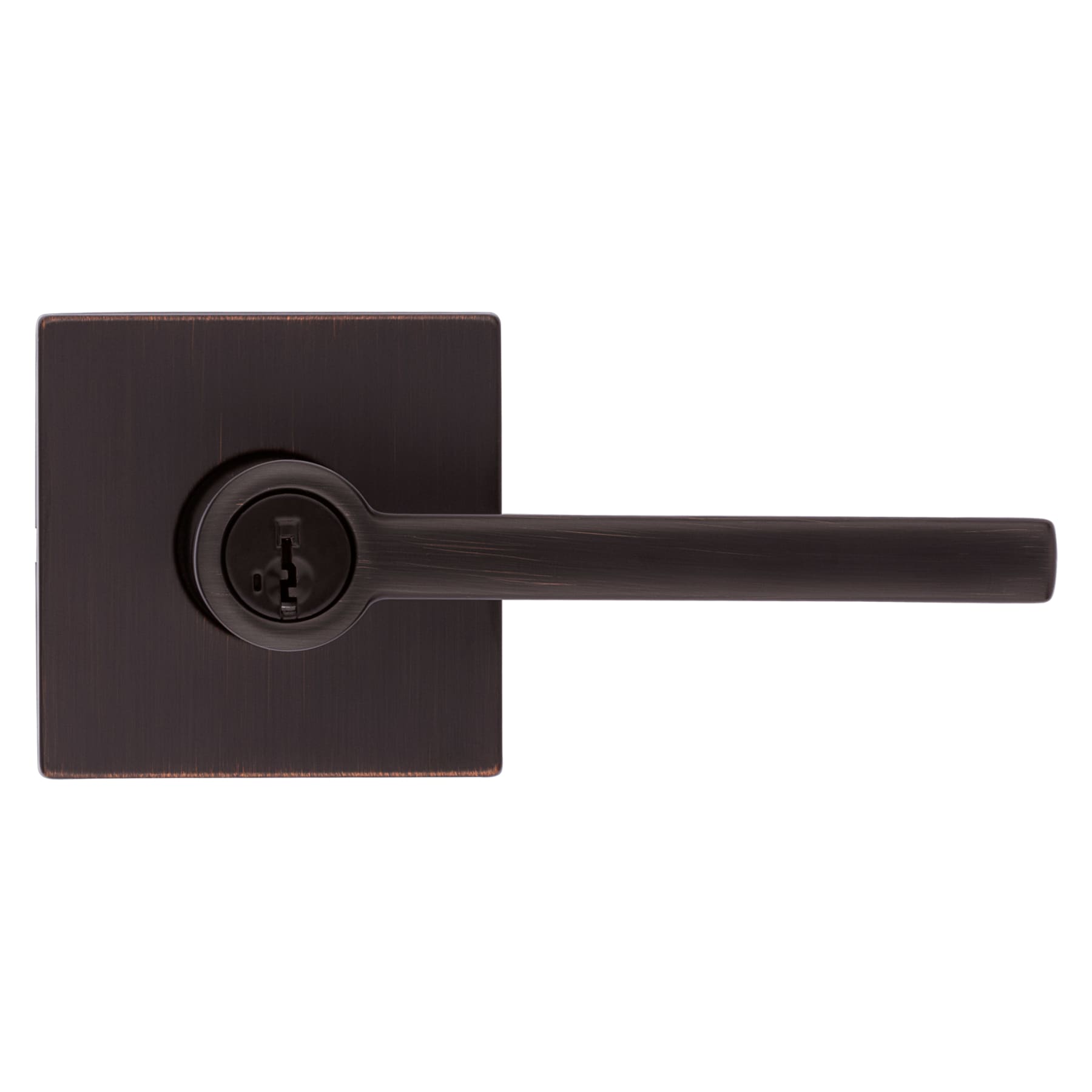 Kwikset Halifax Venetian Bronze Exterior Keyed Entry Door Handle With ...