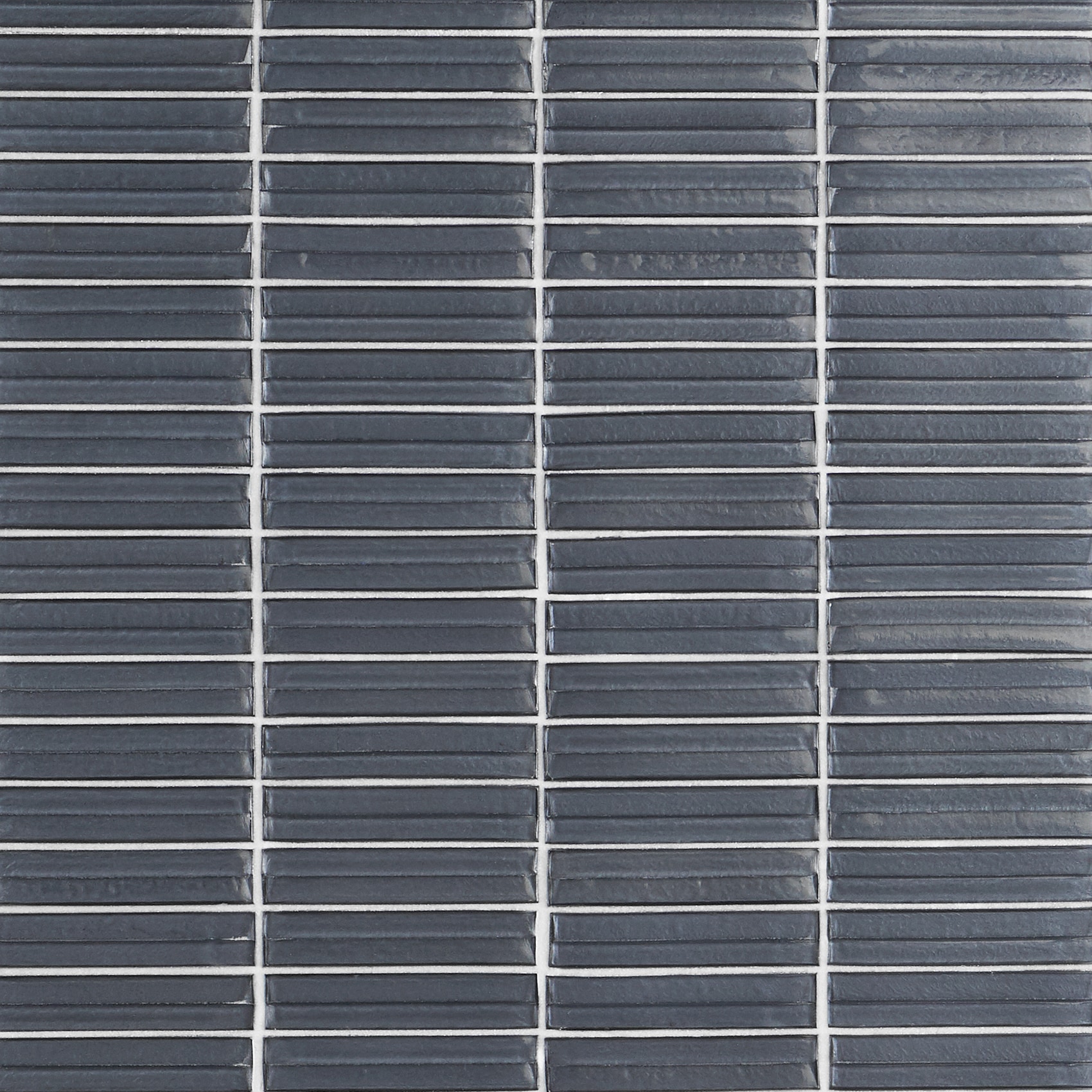 Artmore Tile EXT3RD105433 Rivulet Midnight 12-in x 12-in Polished Glass Patterned Linear Mosaic Wall Tile ( 0.95-sq ft Piece )
