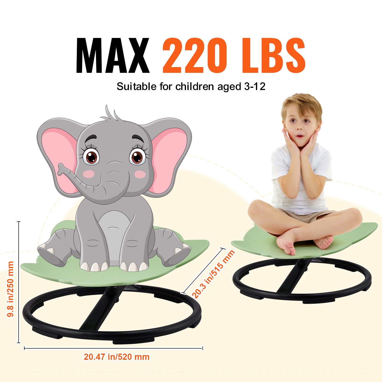 VEVOR SCETZYYXLS1006094V0 Kids-Chairs - View #2