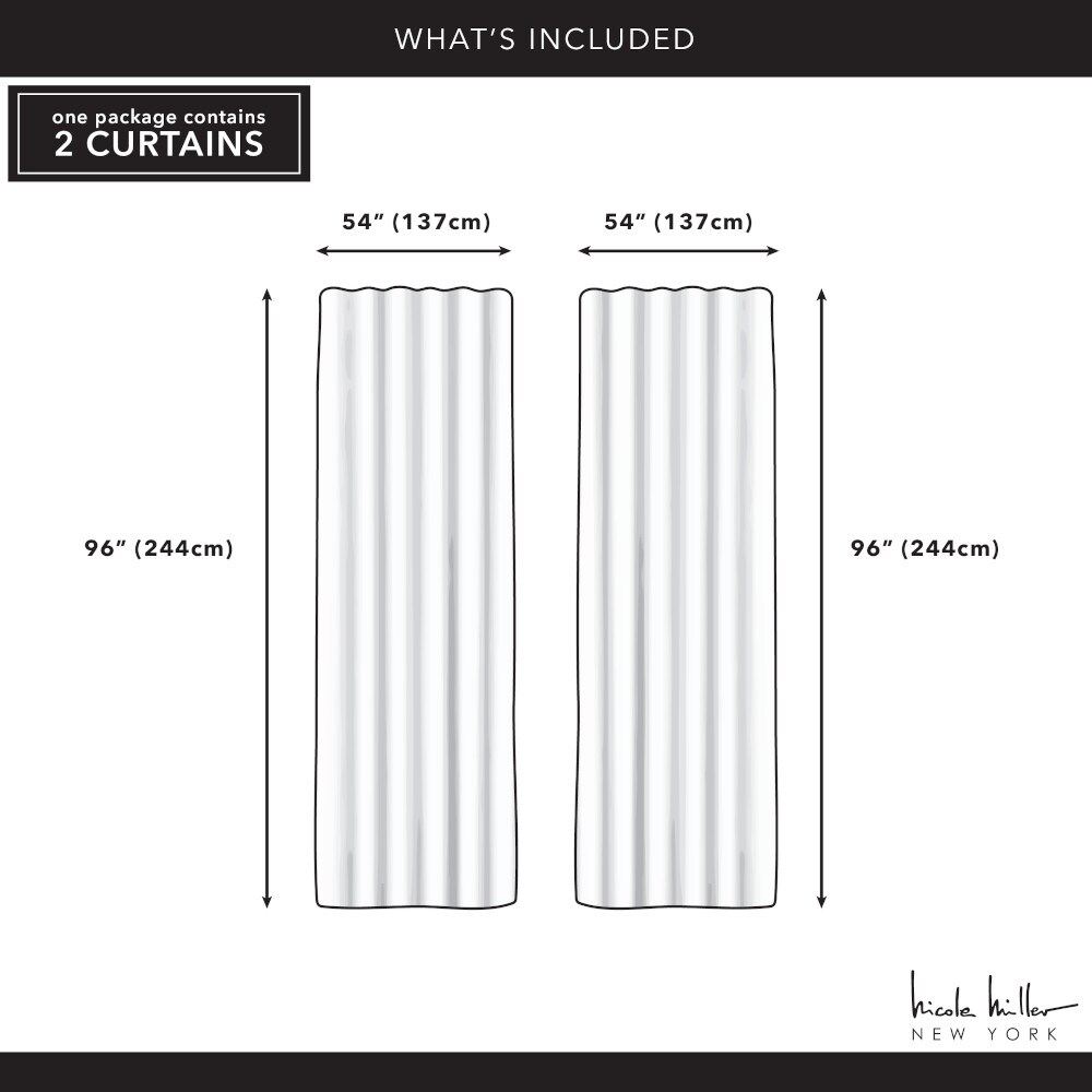 Nicole Miller YG013634DSNME1 A443 curtains - View #5