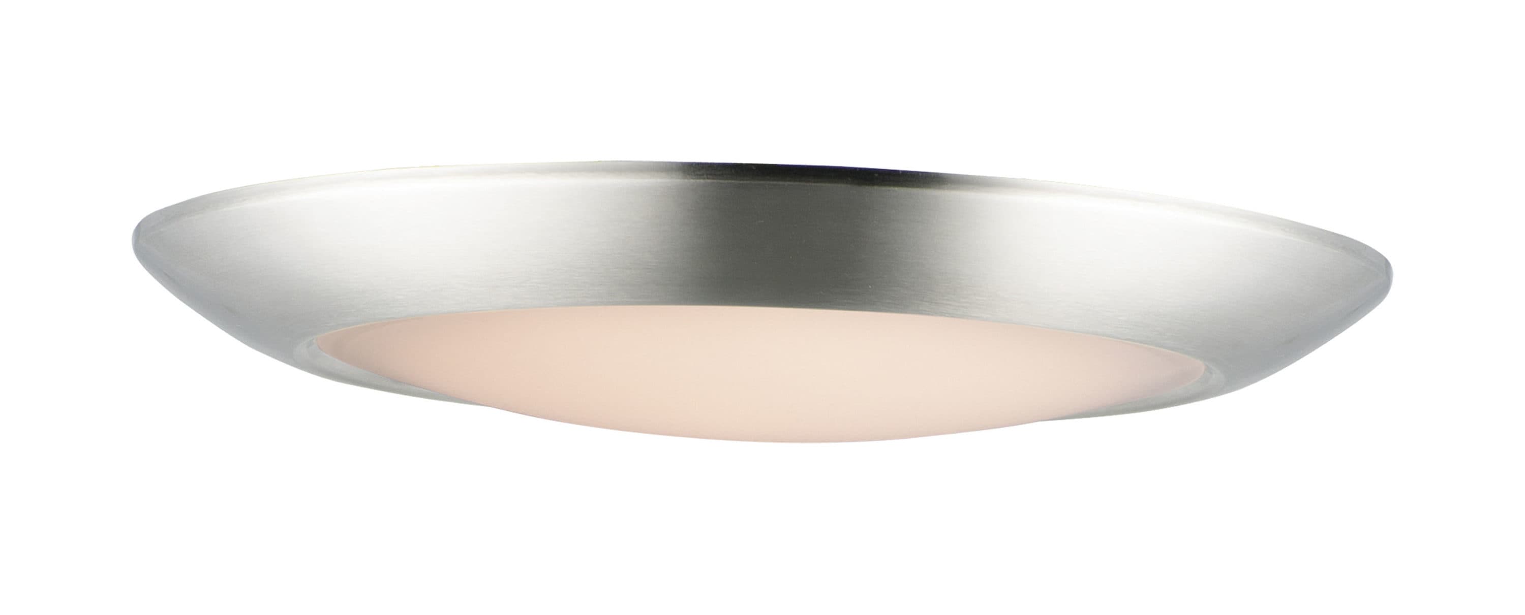 Maxim Lighting 57860WTSN Diverse LED 1 -Light 13-in Satin Nickel Integrated LED Flush Mount Light ENERGY STAR Certified