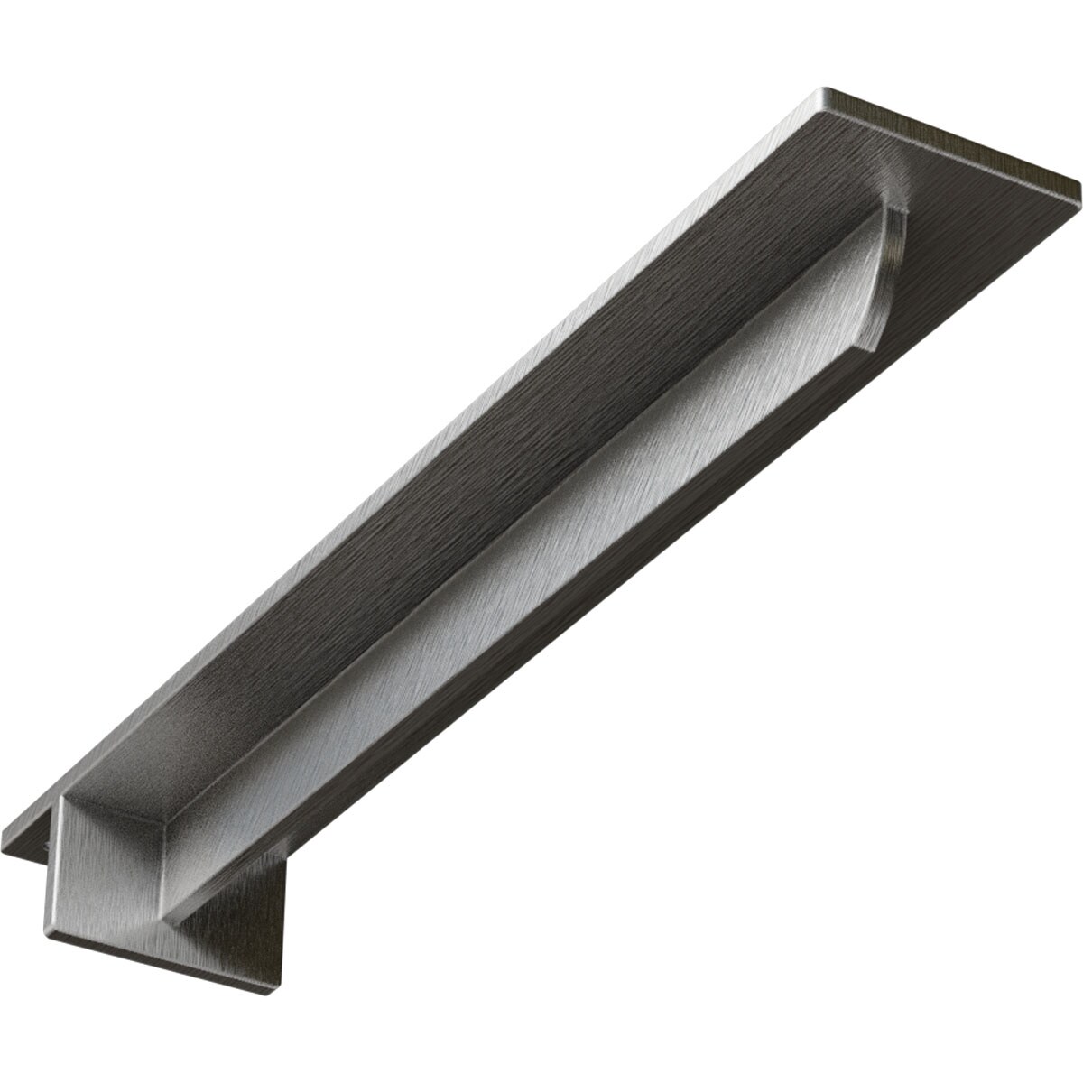 Ekena Millwork BKTM03X18X02HESS Heaton 18.0-in x 3-in x 2.0-in Stainless steel Steel Countertop support bracket