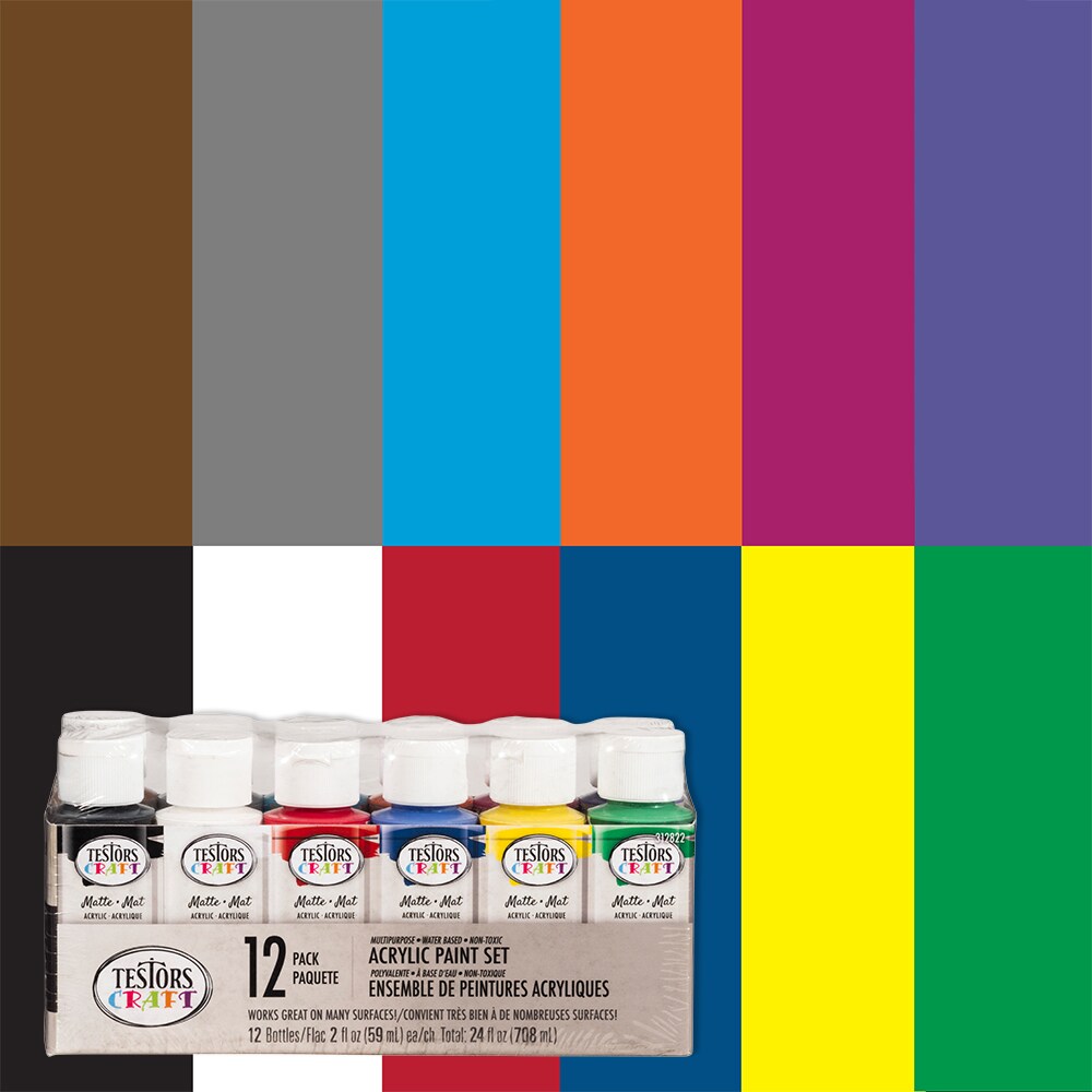 Testors Island Acrylic Paint (Kit) in the Craft Paint department