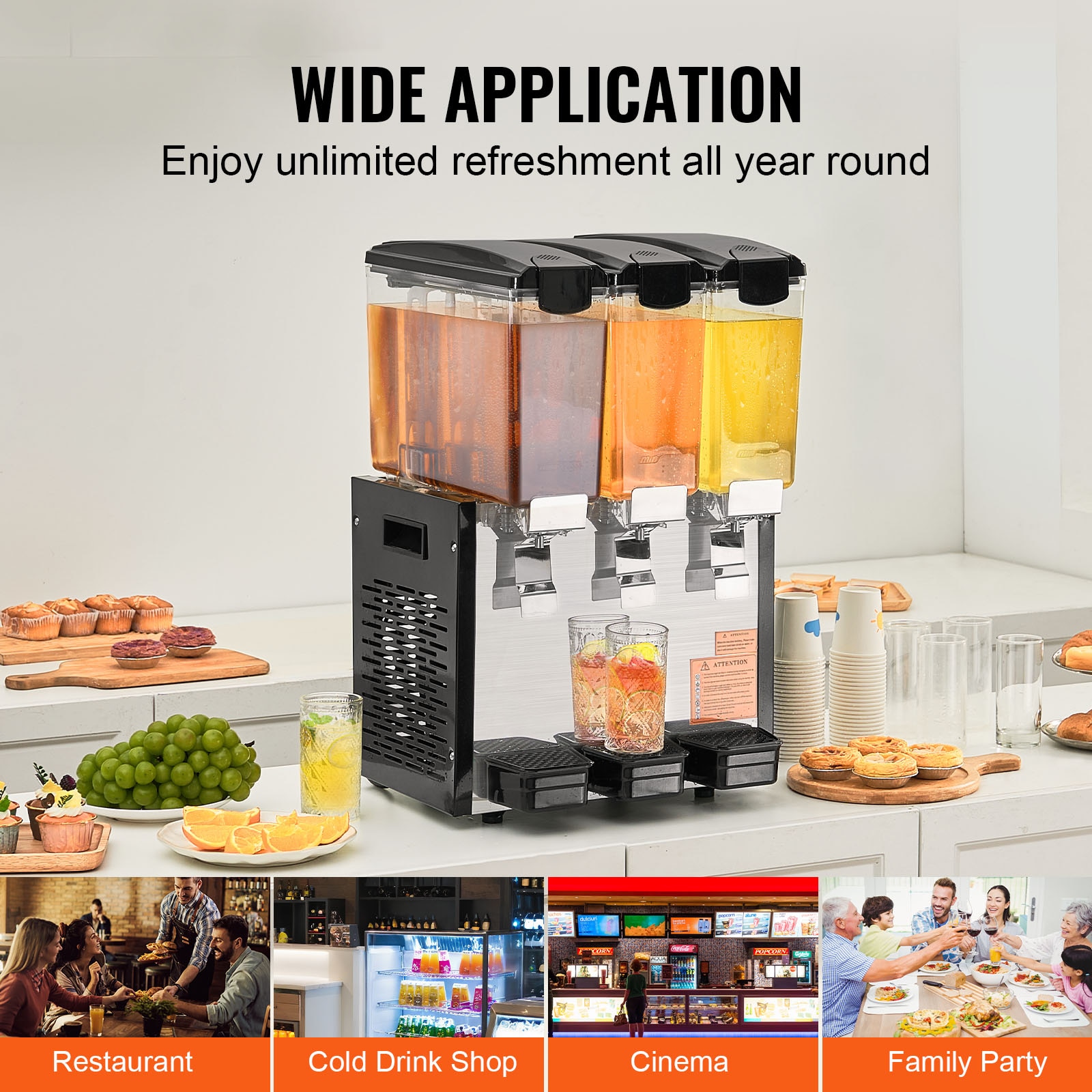 VEVOR DLYLJ18L2550W98N8V1 Bev-Dispensers - View #7
