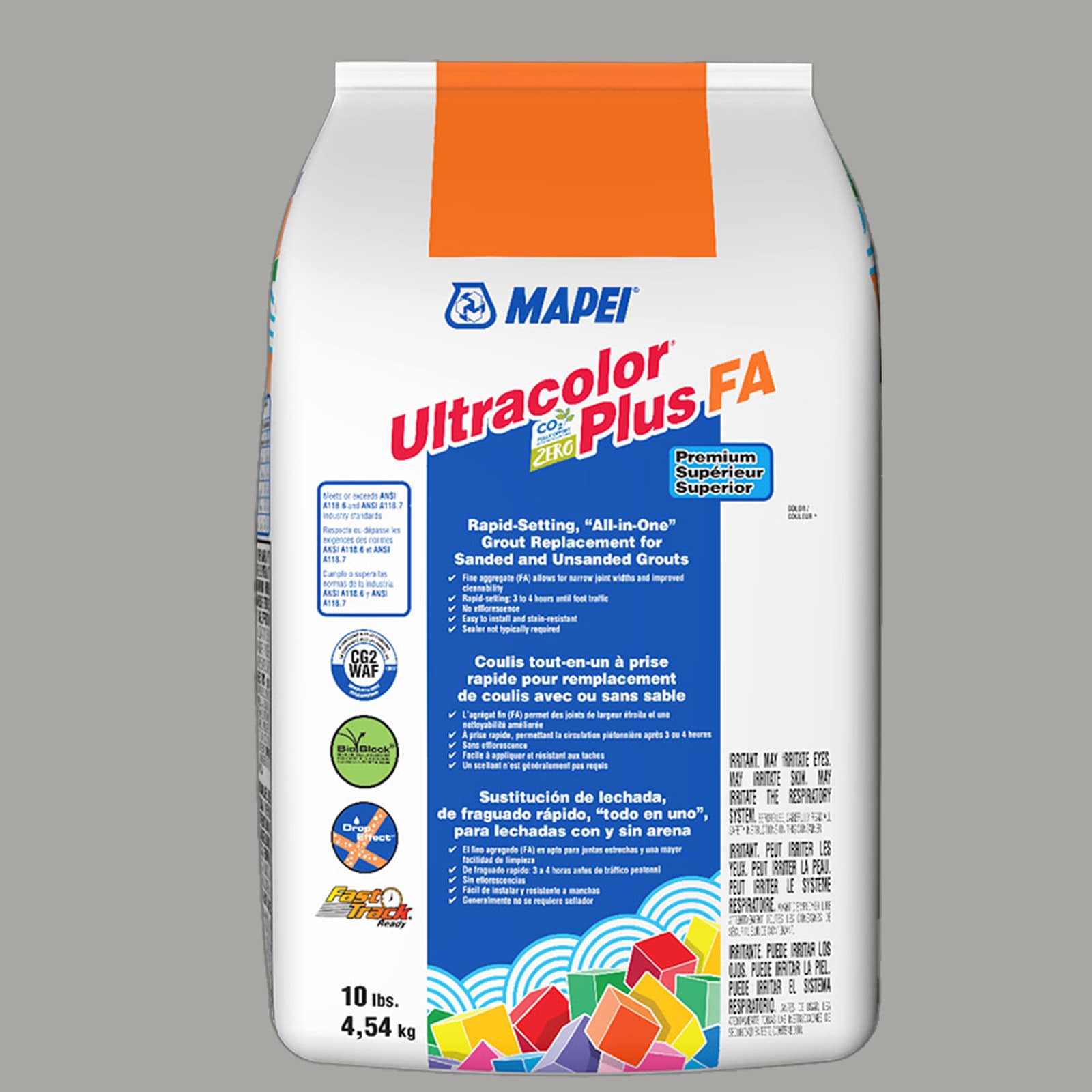 MAPEI 6BU502705 Ultracolor Plus FA Silver #5027 All-in-one Grout (10-lb)