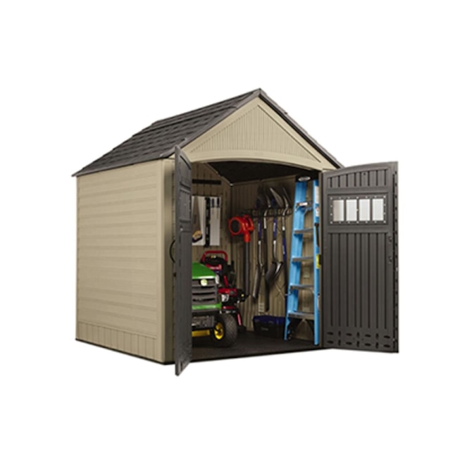 In The Vinyl Resin Storage Sheds, Rubbermaid Shed Storage Ideas
