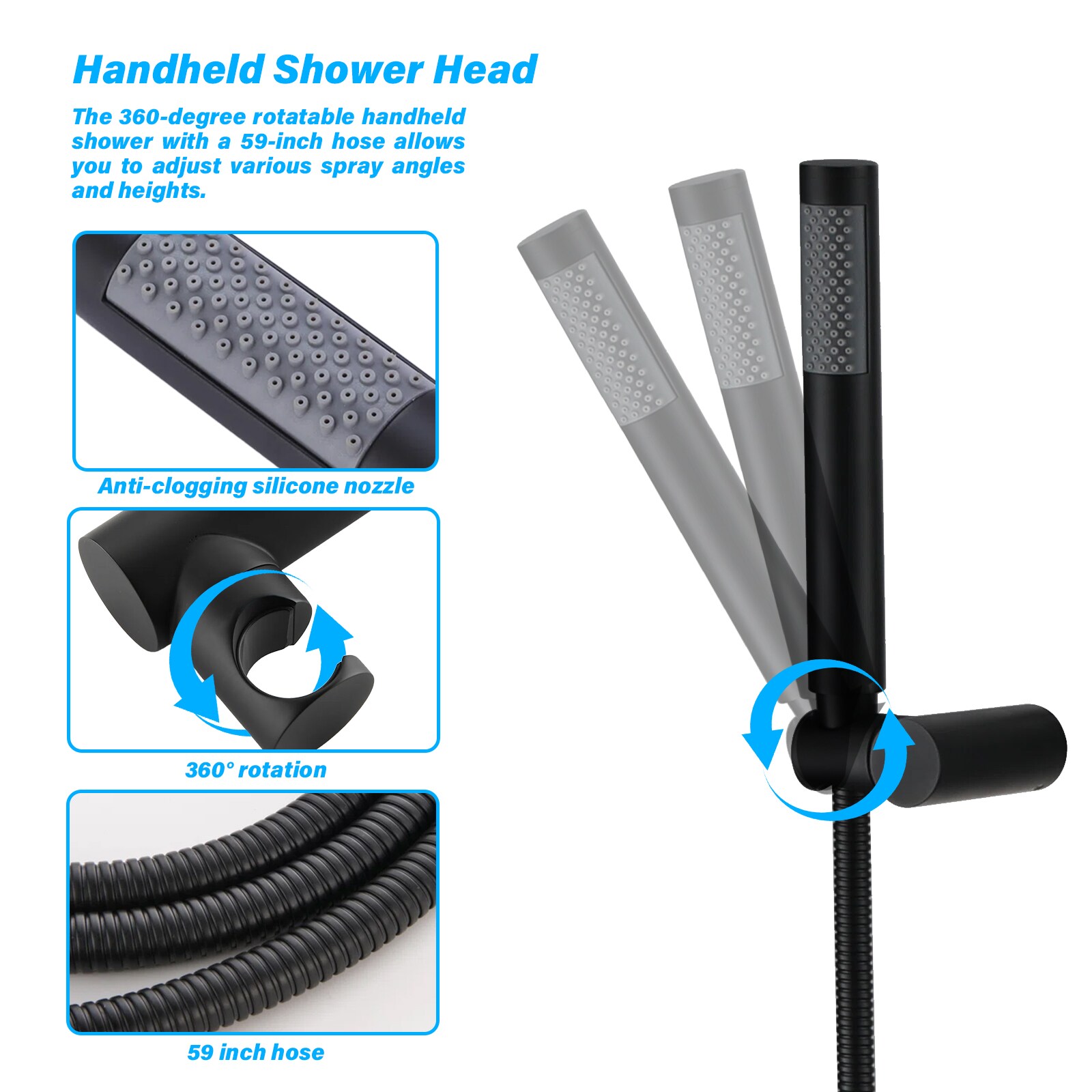 Flynama XY-Q-2135BN1P1 Showerhead-Bar-Panels - View #8