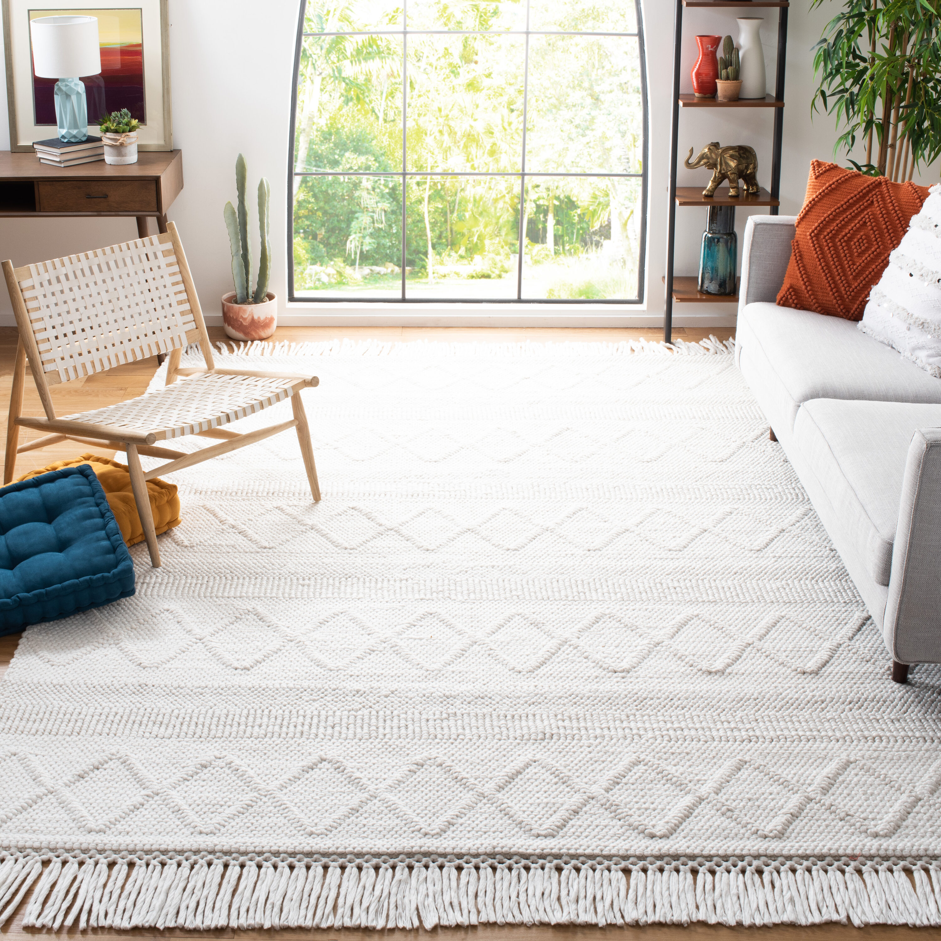  Casablanca 278 Ivory Bohemian 8ft x 10ft Large Rectangle Rug