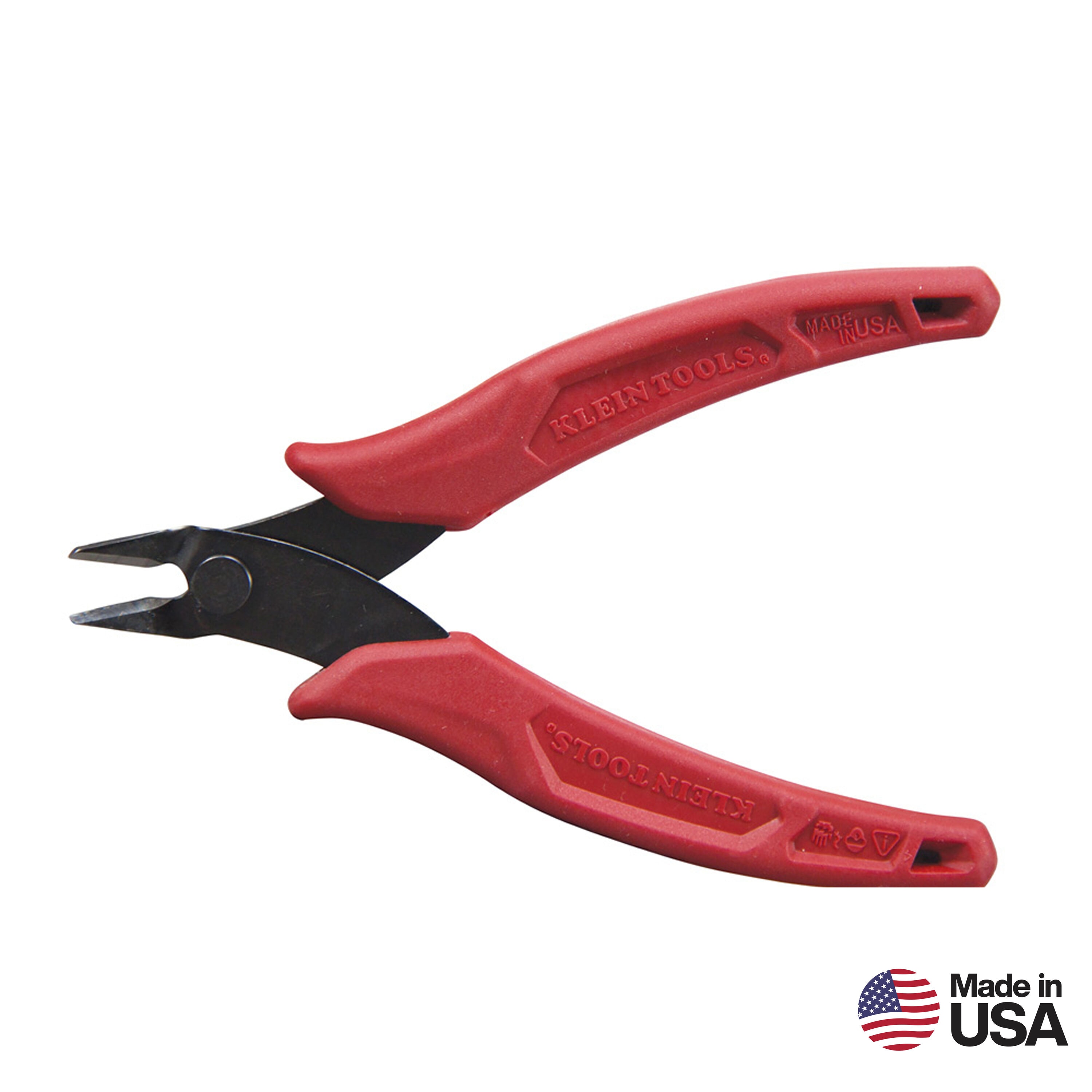 Klein Tools D2755 Diagonal Cutting Pliers, Flush Cutter, Lightweight, 5-Inch