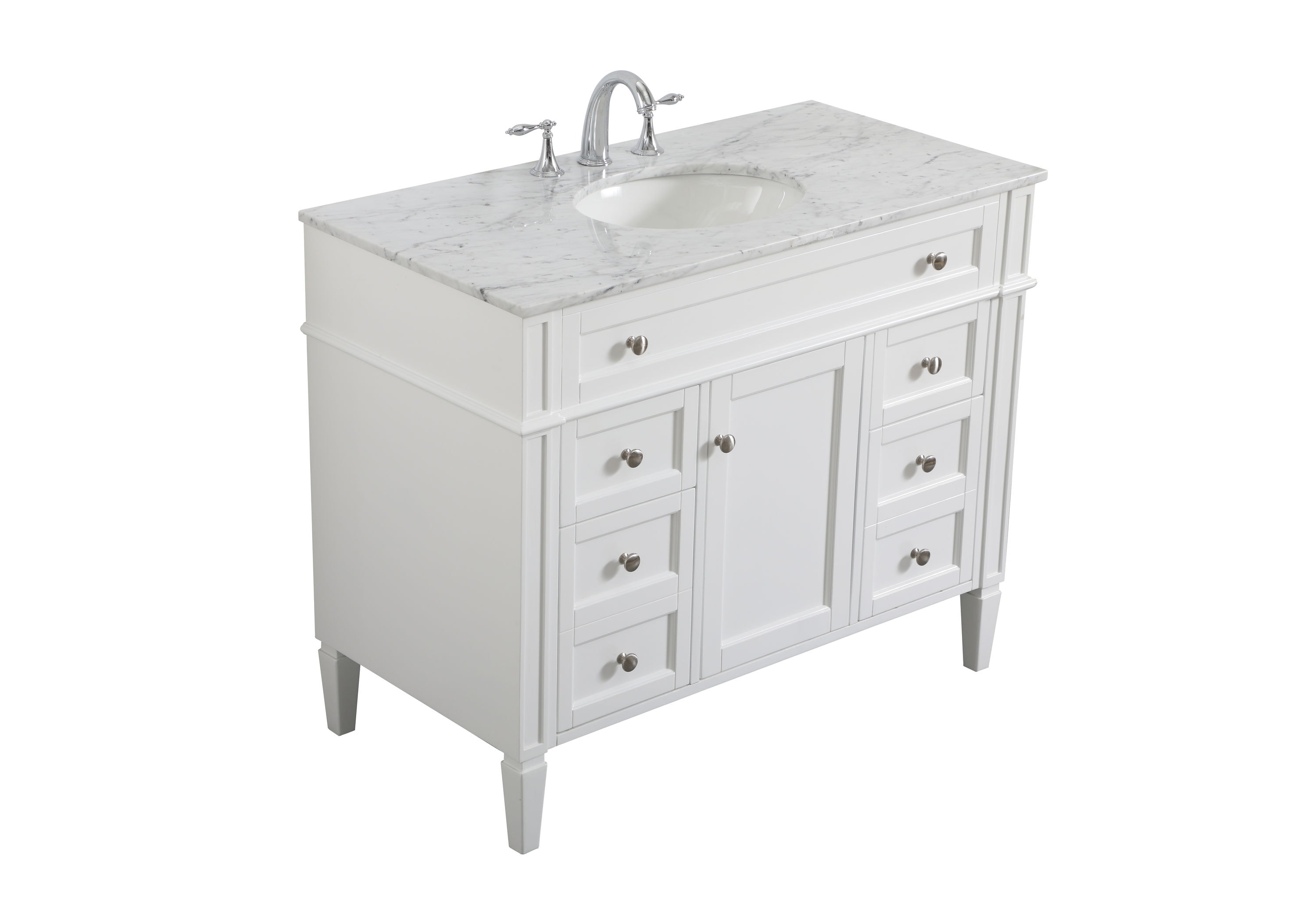 Elegant Decor HF37626WH Bath-Vanity-Combo - View #6