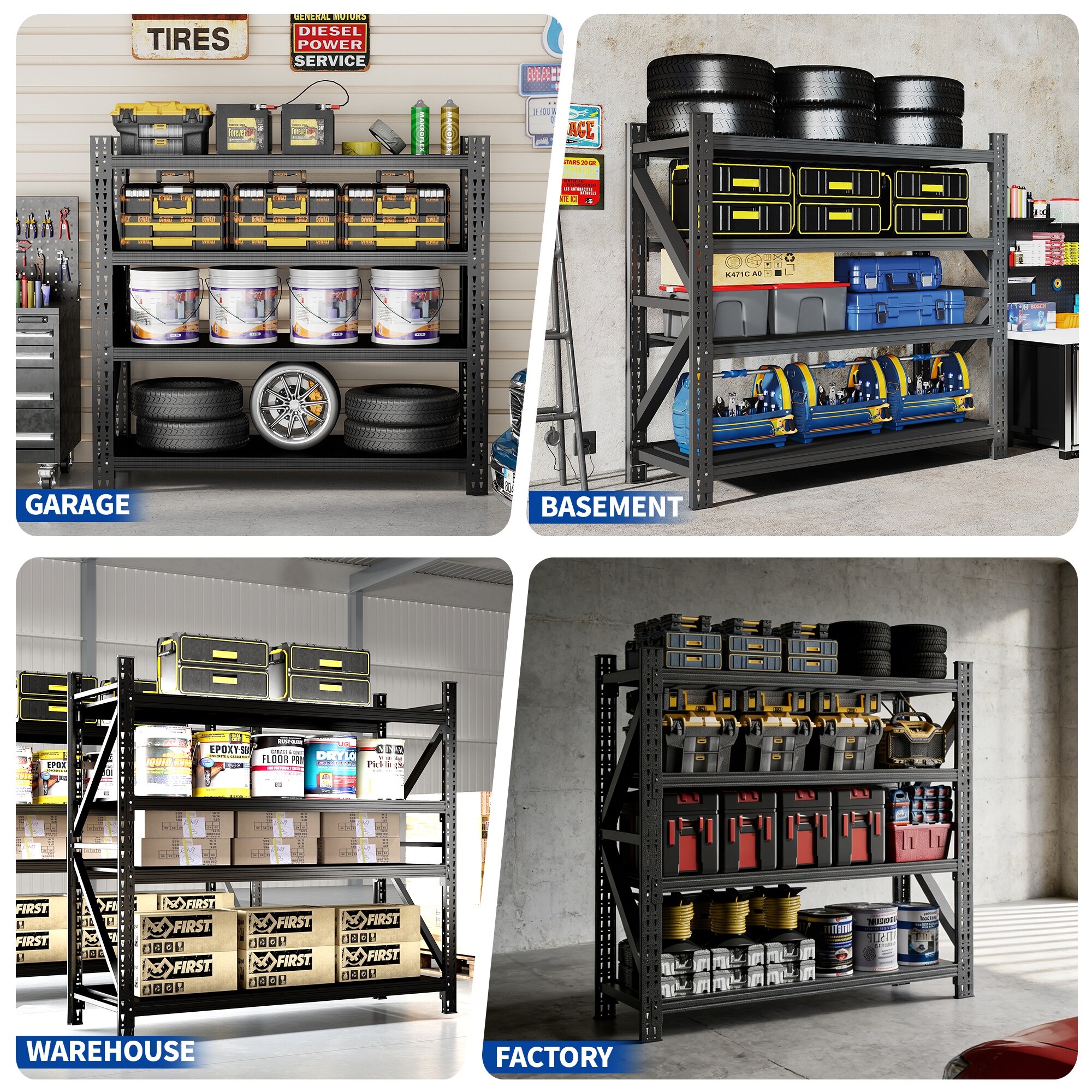 Blisstyle GS26 Free-Standing-Shelving - View #5