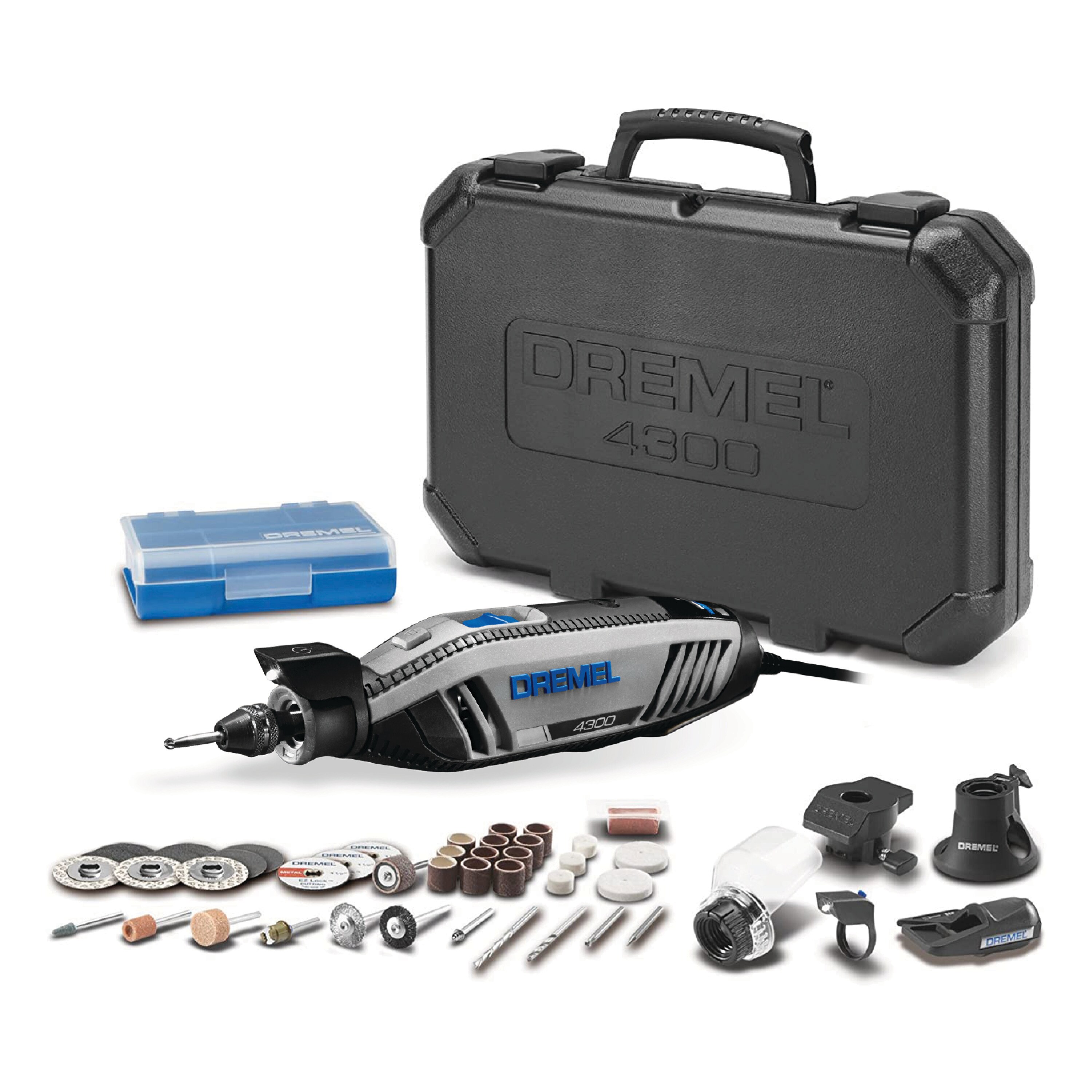 Shop Dremel 3000 Corded Variable Speed Rotary Tool with 1 Attachment and 25  Accessories + Flex Shaft Attachment at