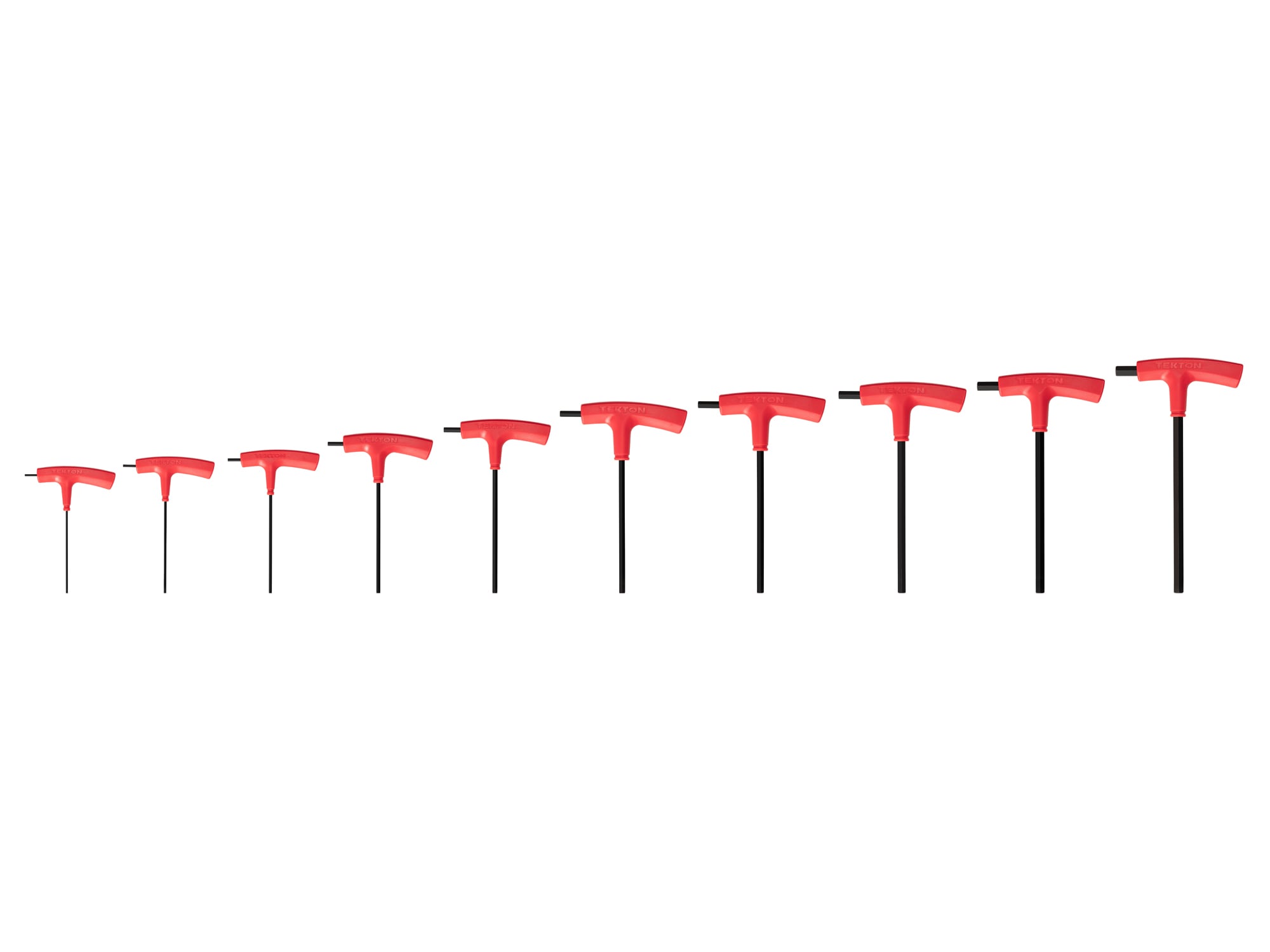 TEKTON Assorted T-Handle Metric 10 -Pieces Hex key set #KTX90202