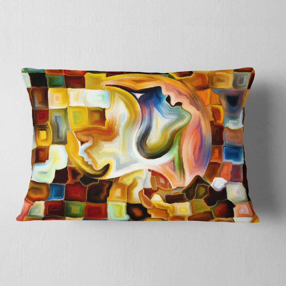 Designart CU6113-12-20 12-in x 20-in Yellow Indoor Decorative Pillow