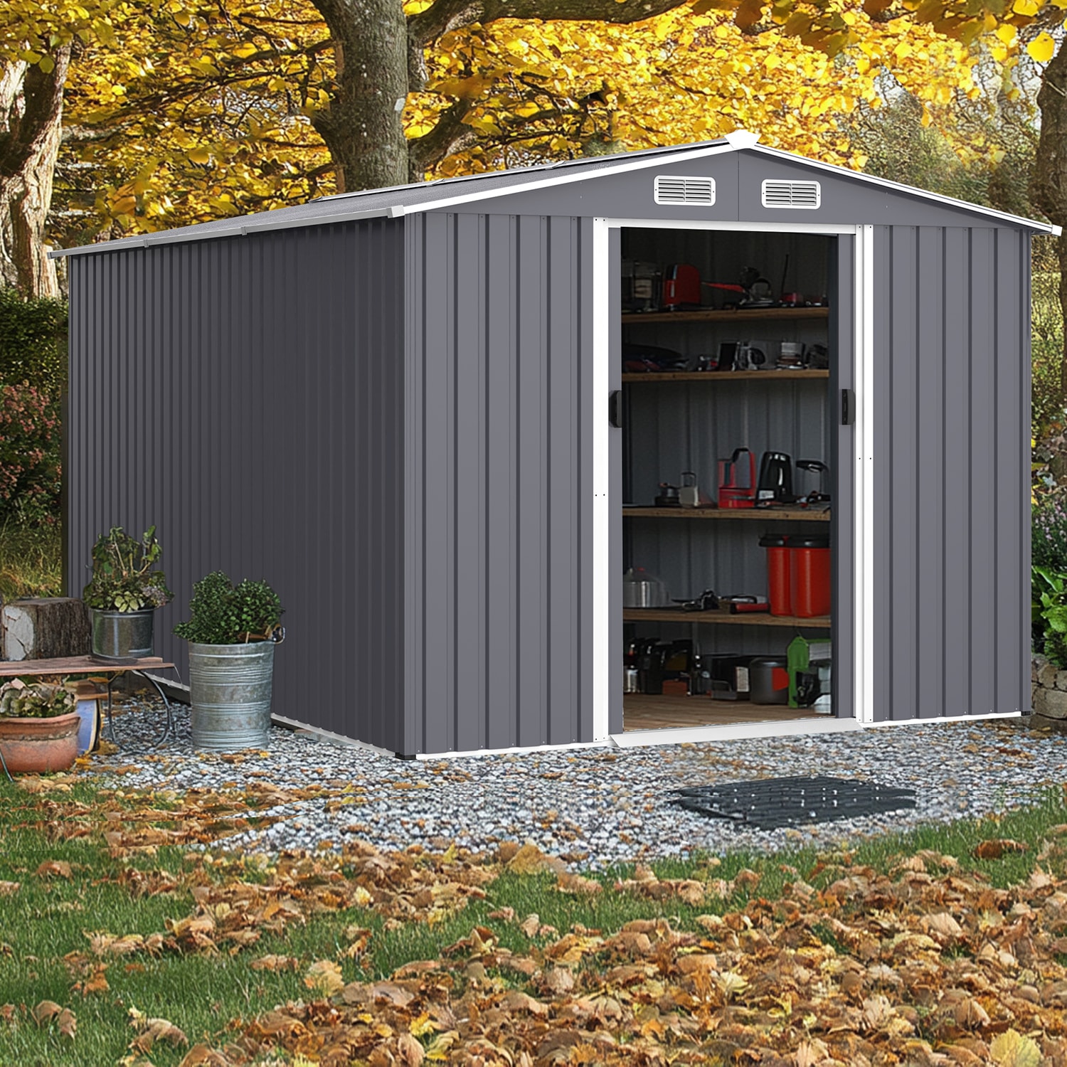 GZMR GZ-21S0005 Metal-Storage-Buildings-Sheds - View #2