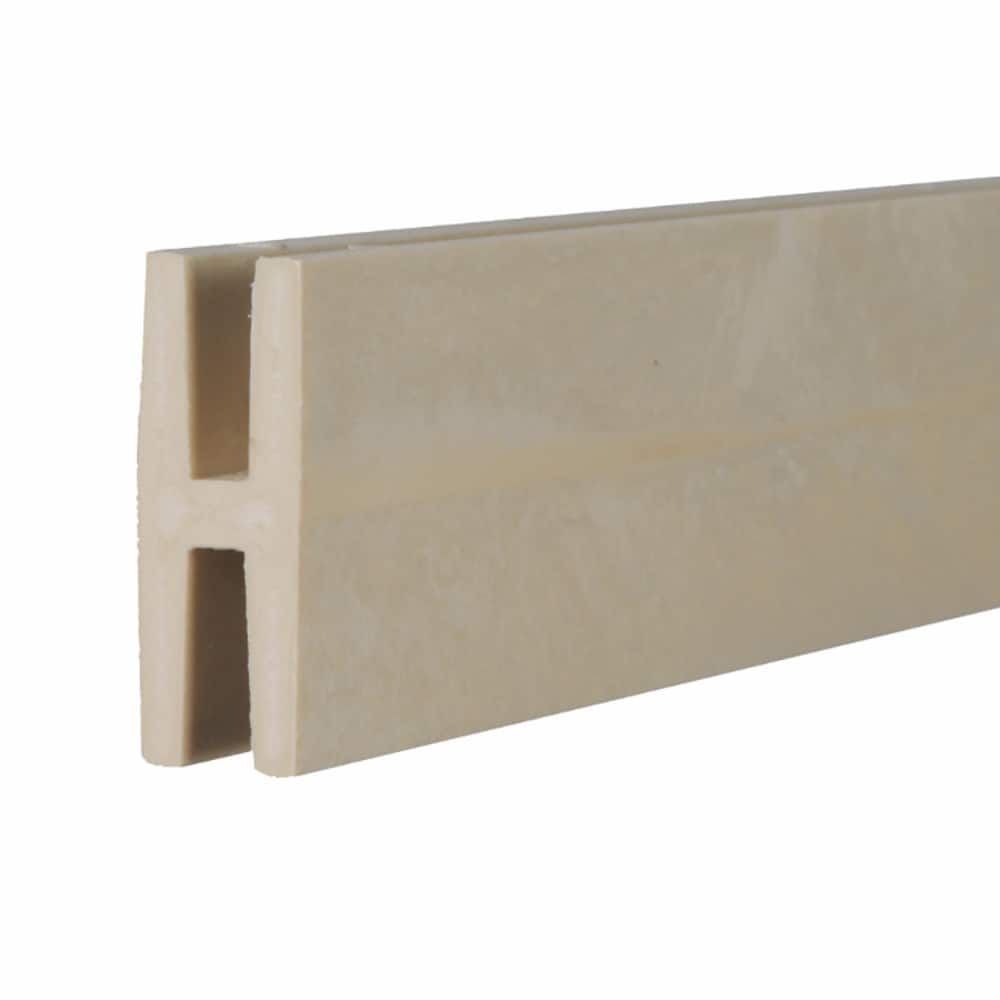 Deckorators 193982 2-in x 1-in x 8-ft Clay Plastic Lattice Divider