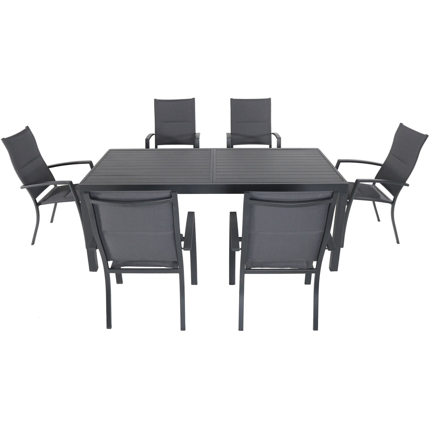 Hanover NAPDN7PCHB-GRY Patio-Dining-Sets - View #7