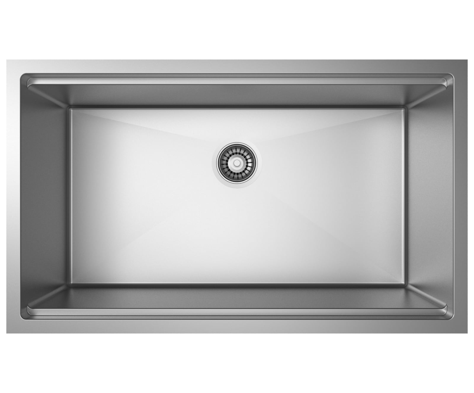 DX-WS3019-R10 Undermount 19-in x 30-in Stainless Steel Single Bowl Workstation Kitchen Sink | -WS3019-R10 - DAX DAX-WS3019-R10