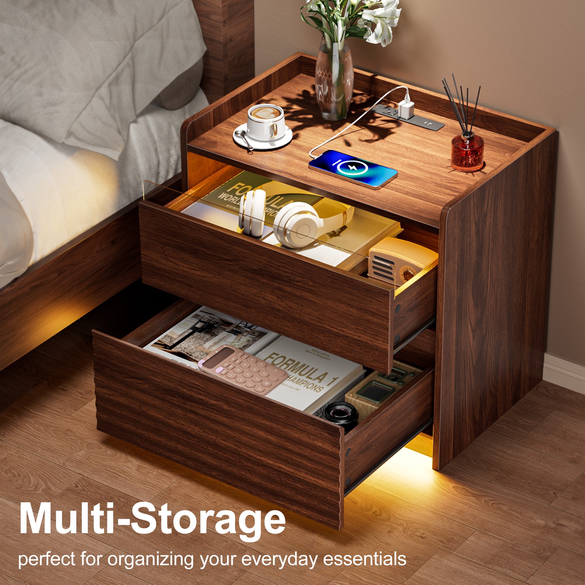 Furologee ET-035-CL-2D-1-AW nightstands - View #5