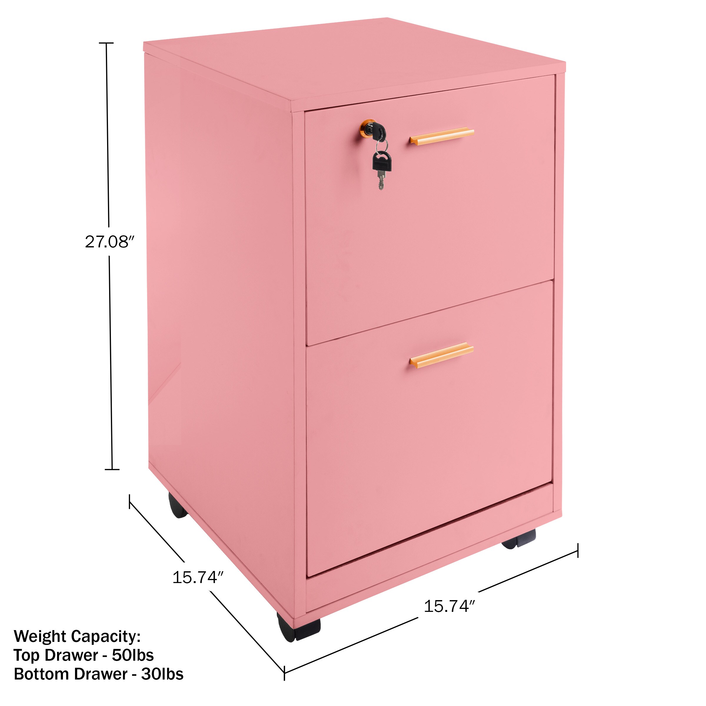 Lavish Home 80-FC-4-PK Filing-Cabinets - View #6