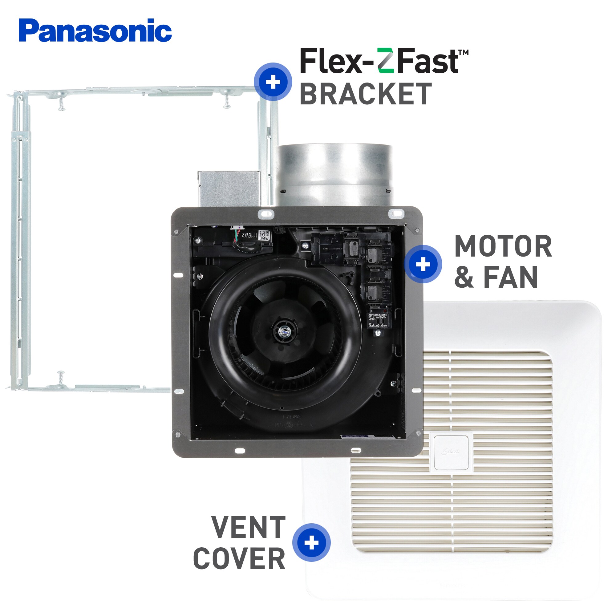 Panasonic WhisperGreen 0.3-Sone 150-CFM White Bathroom Fan ENERGY 