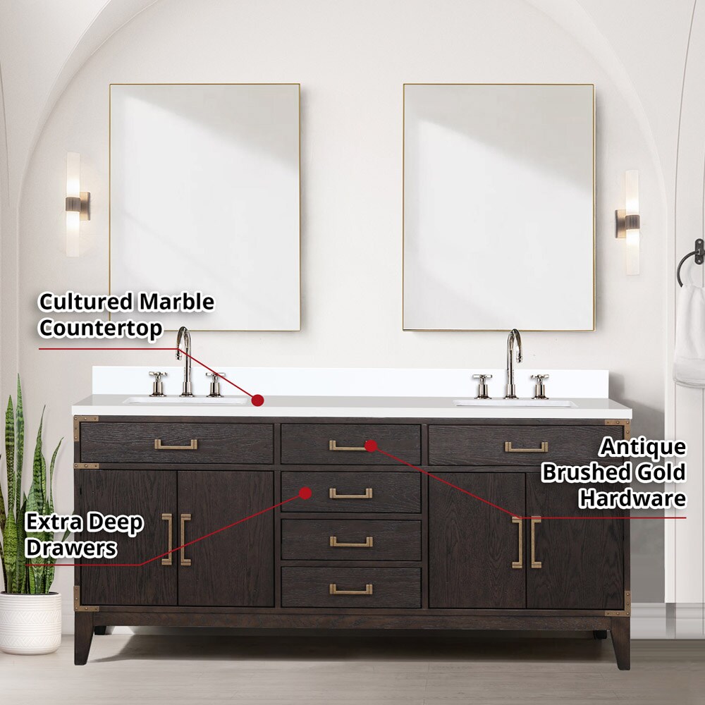 Lexora LVW72DK311 Bath-Vanity-Combo - View #7