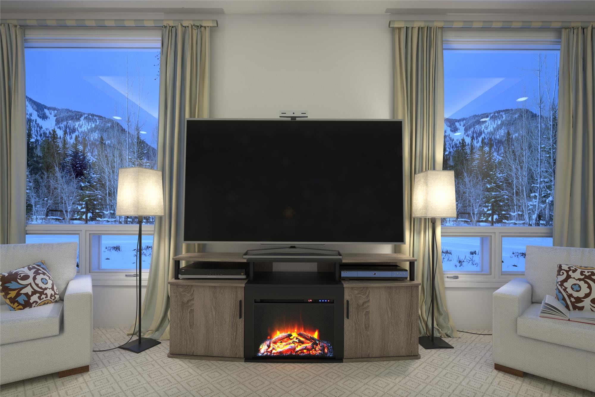 Ameriwood Home 1766096PCOM Electric-Fireplaces - View #5