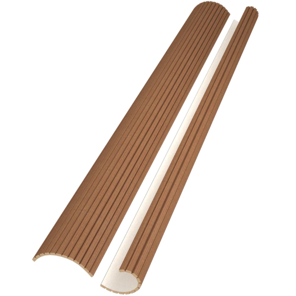 HIGHLANDERHOME FLEXTRAPEZOIDWMAPLE 94-in x 24-in Smooth MDF Wall Panel ( 15-sq ft )