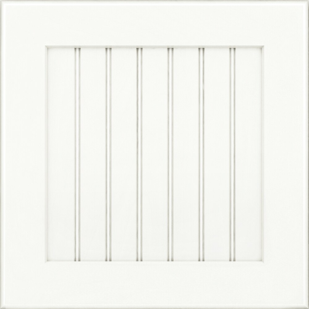 KraftMaid RDCDS,BWM2,DWM Briarwood Maple Dove White 15-in W x 15-in H Dove White Finished Maple Kitchen Cabinet Sample (Door Sample)