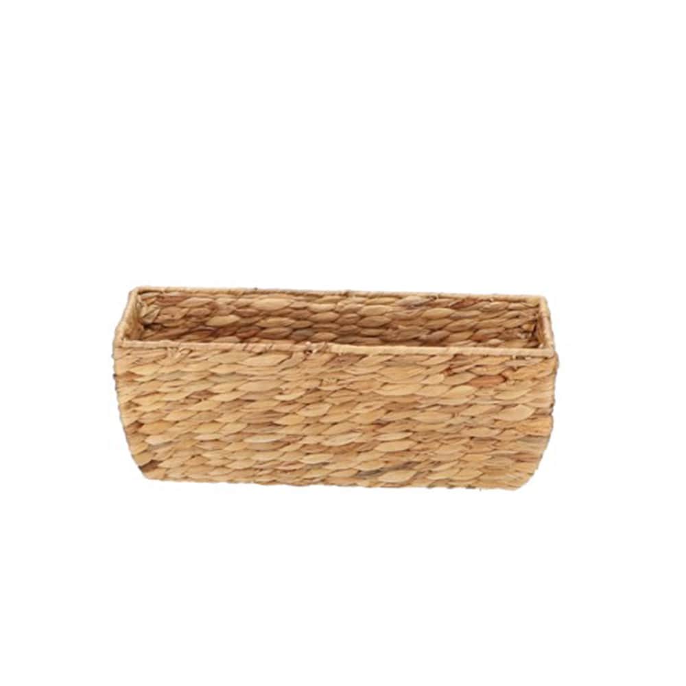 allen + roth FSI-M-RBWH-NA ( 6-in W x 6-in H x 16-in D ) Natural Water hyacinth Basket
