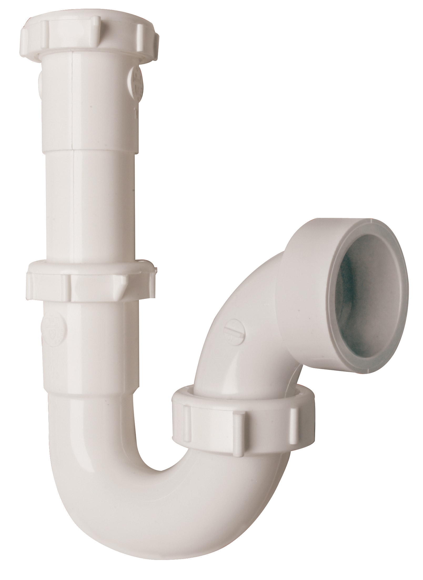 Keeney 1-1/2-in Plastic Sink Trap J-Bend in White | 546W2K