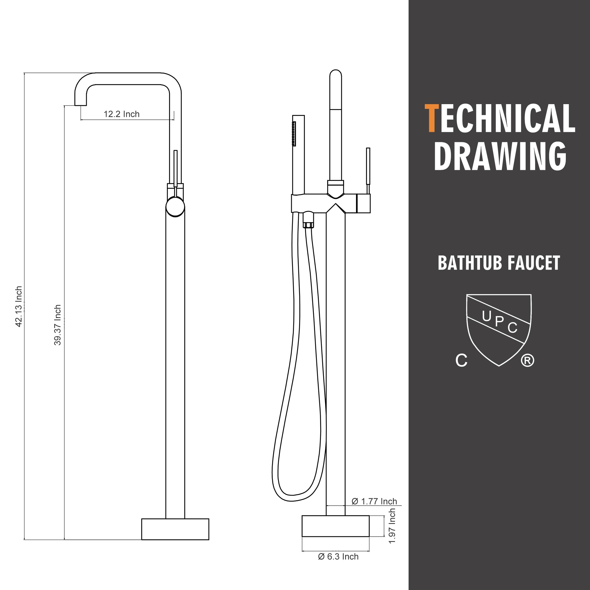 Clihome RCH-BABF611 Roman-Tub-Faucets - View #8