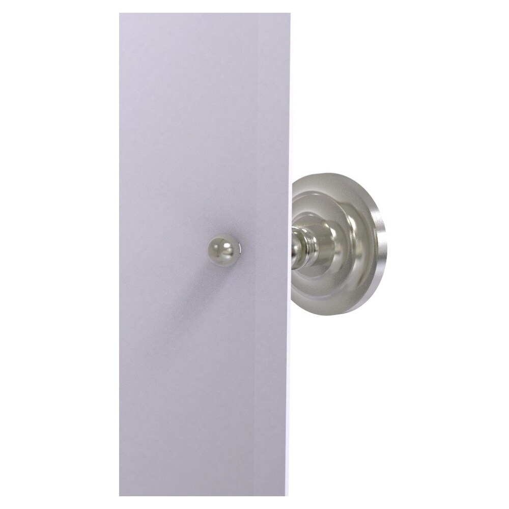 Allied Brass PQN-94-SN Framed-Bath-Mirrors - View #2