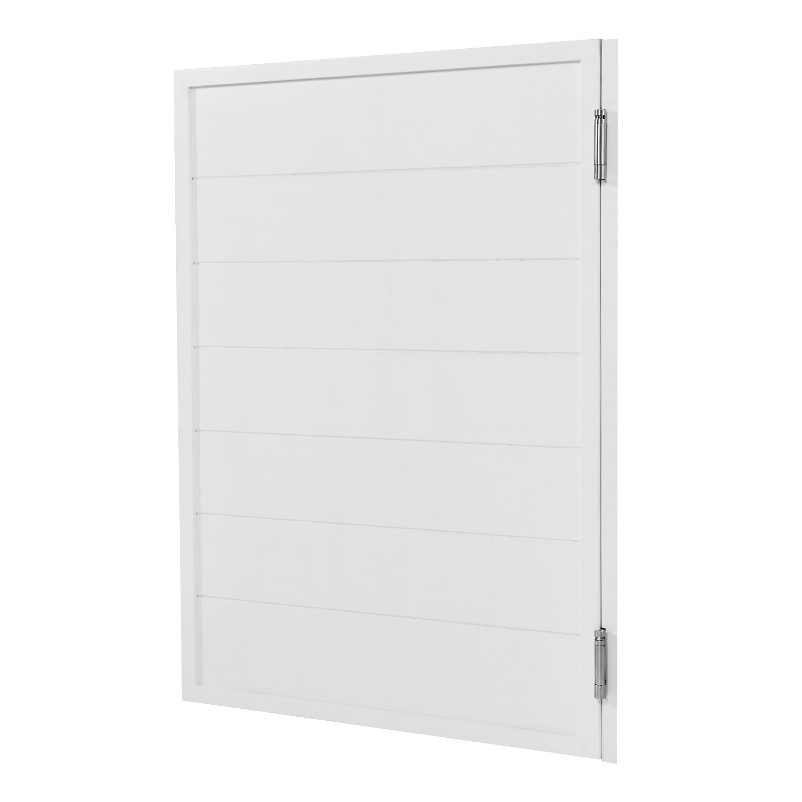 GIVIMO 32-in x 42-in Single Swinging Cafe Saloon Door Premium 1.1-in Thick Pine Wood Interior Half Door with Automatic Self-Closing Hinges and Complete Hardware Kit White Square Panel Design for Kitchen Bar Pub Restaurant and Hallway Entrance