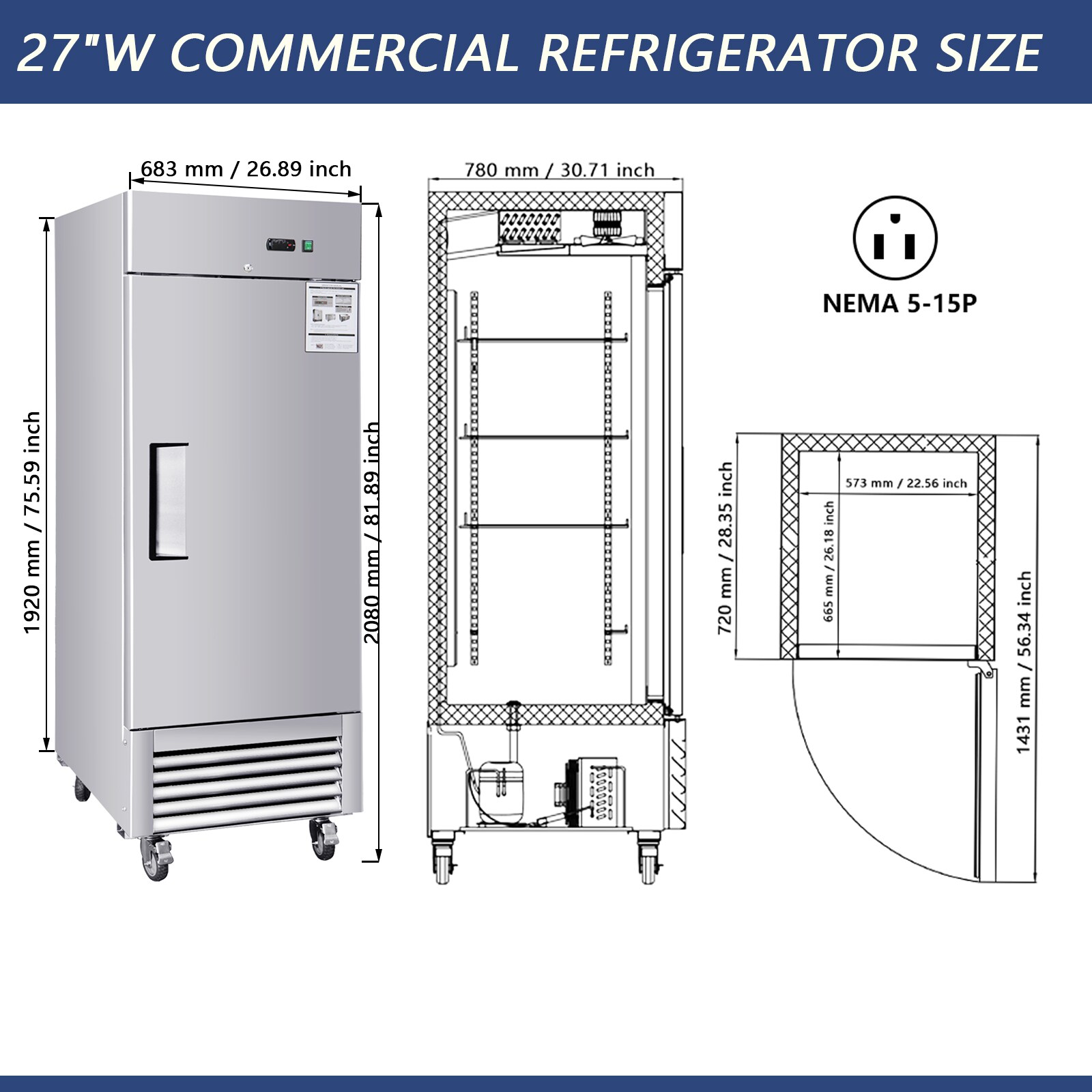 Xspracer ML-CF120 Commercial-Freezers - View #4