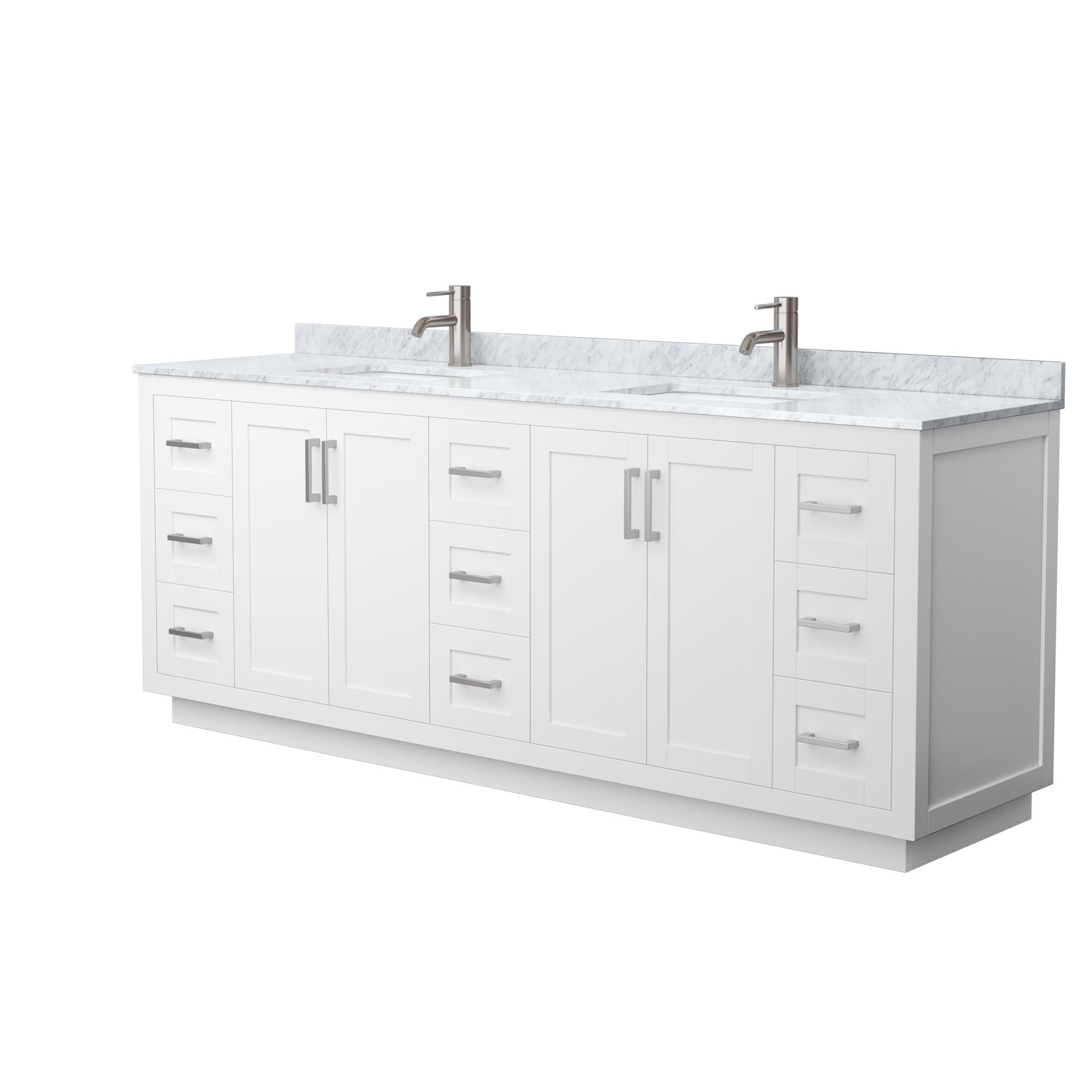 Wyndham Collection WCF292984DWHCMUNSMXX Bath-Vanity-Combo - View #2