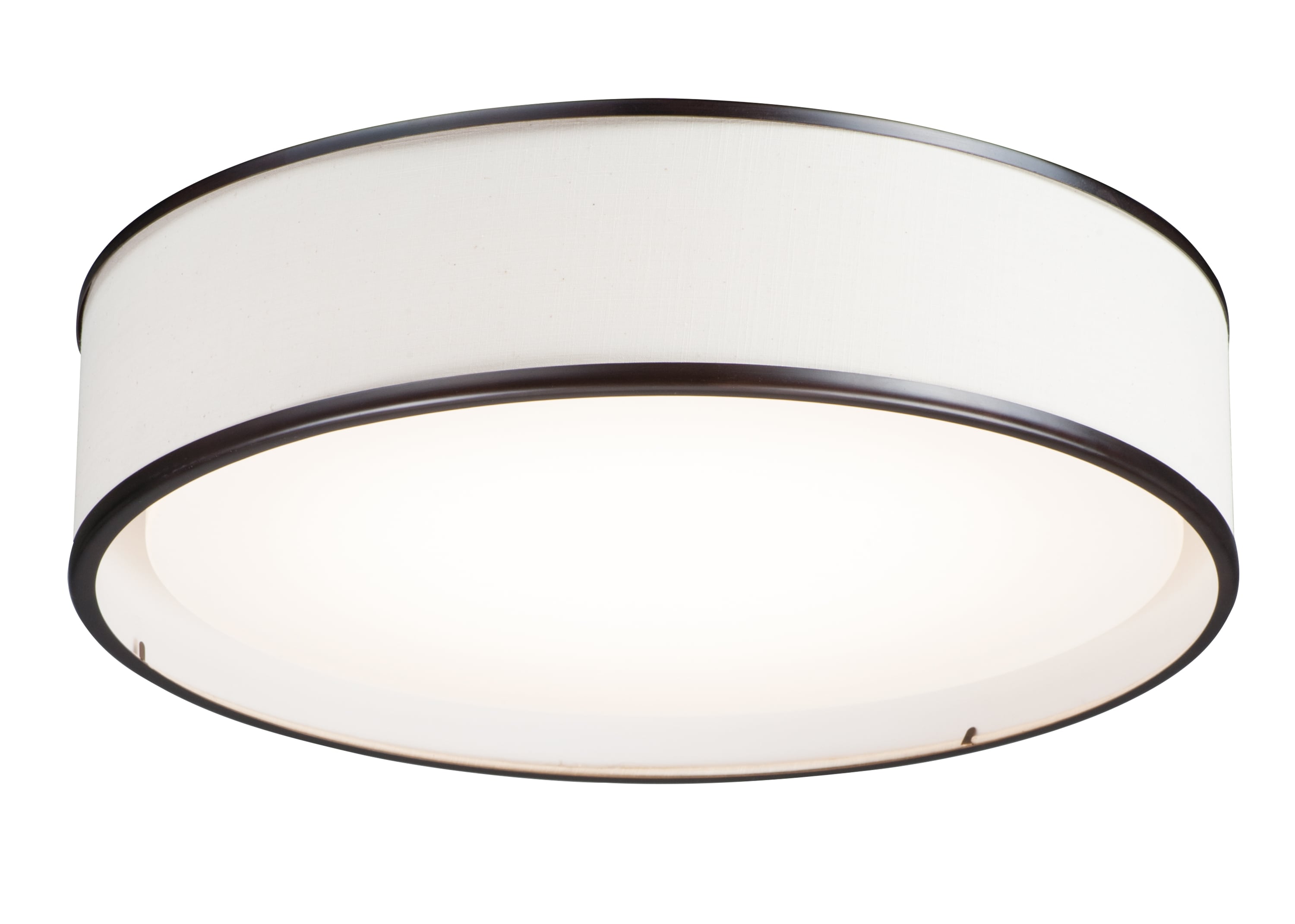 Maxim Lighting 10223OMOI Prime 5 -Light 20-in Oil-rubbed Bronze Integrated LED Flush Mount Light