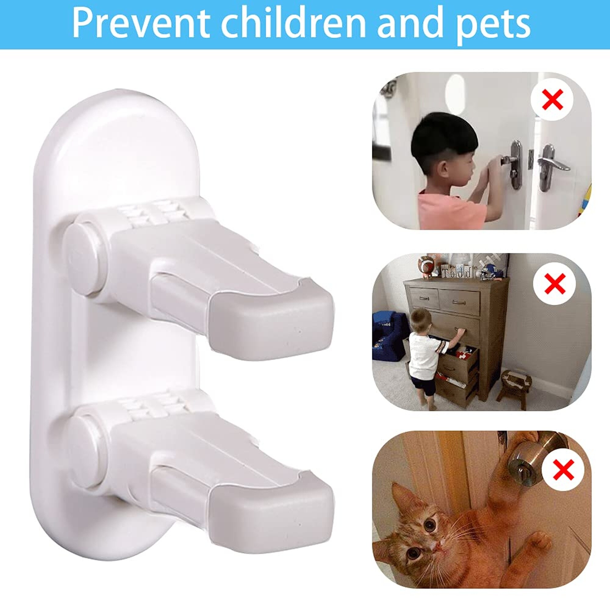 Numhew NHBEN405291 Entry-Door-Chain-Guards - View #6