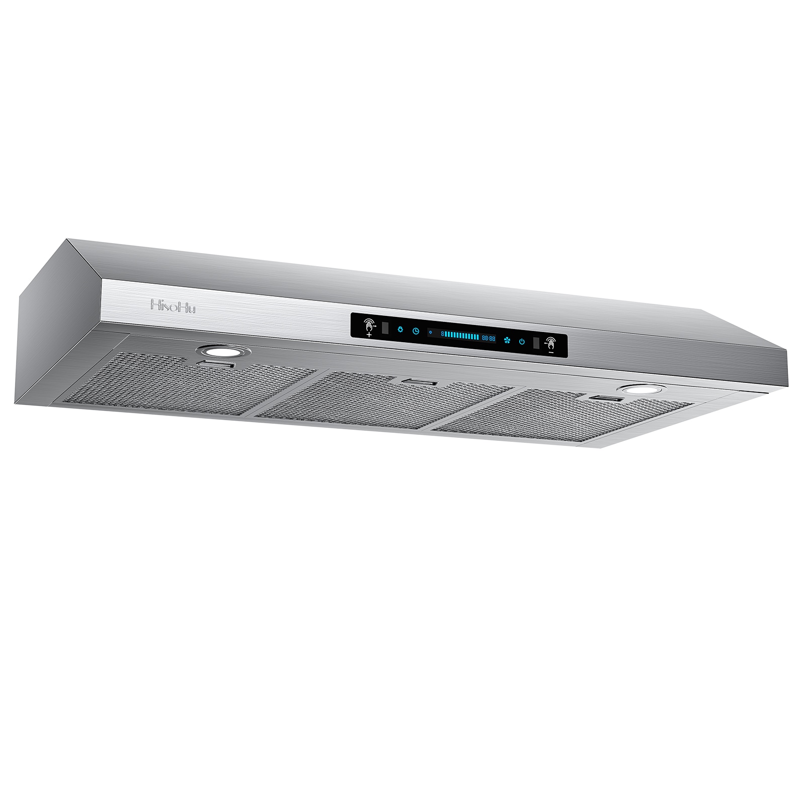 Hisohu 36-in Ducted 650-CFM Stainless Steel Under Cabinet Range Hood ...