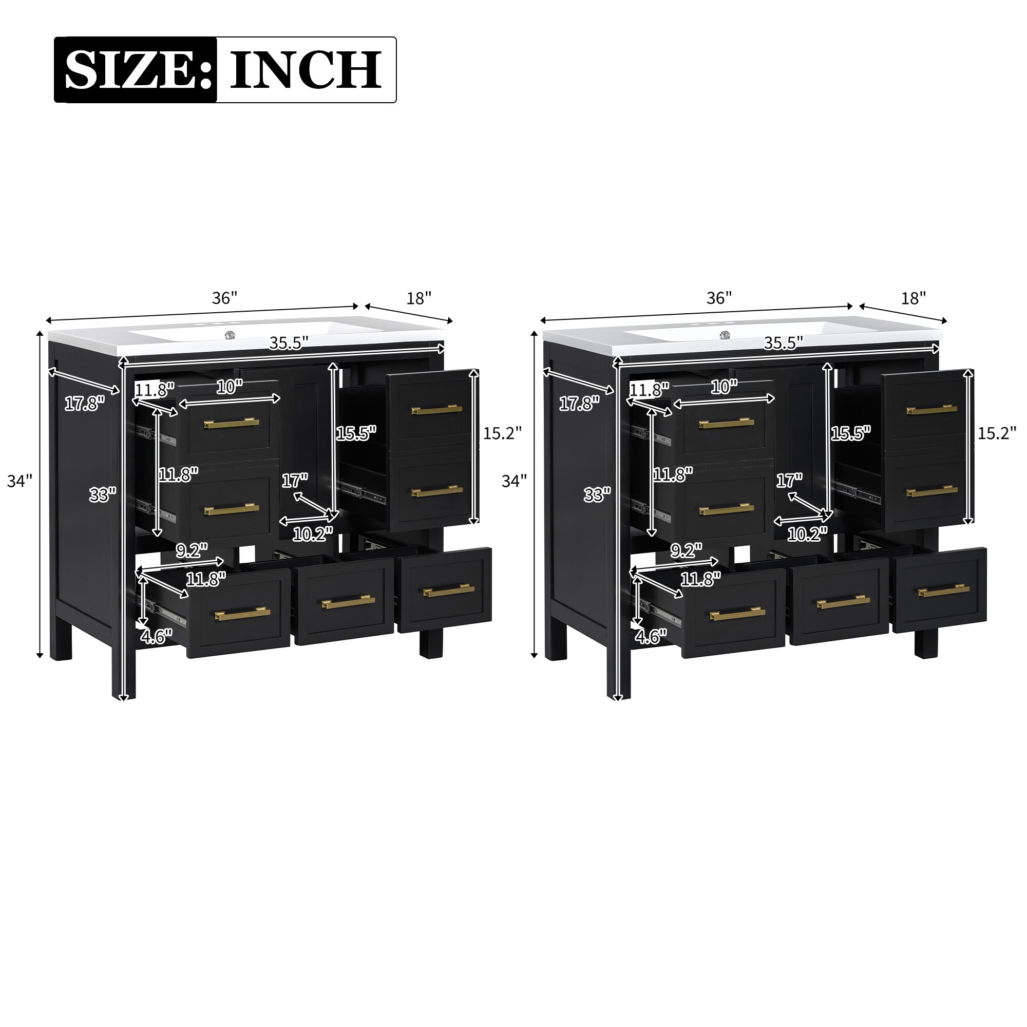 Tatayosi RY-SS00012B Bath-Vanity-Combo - View #8