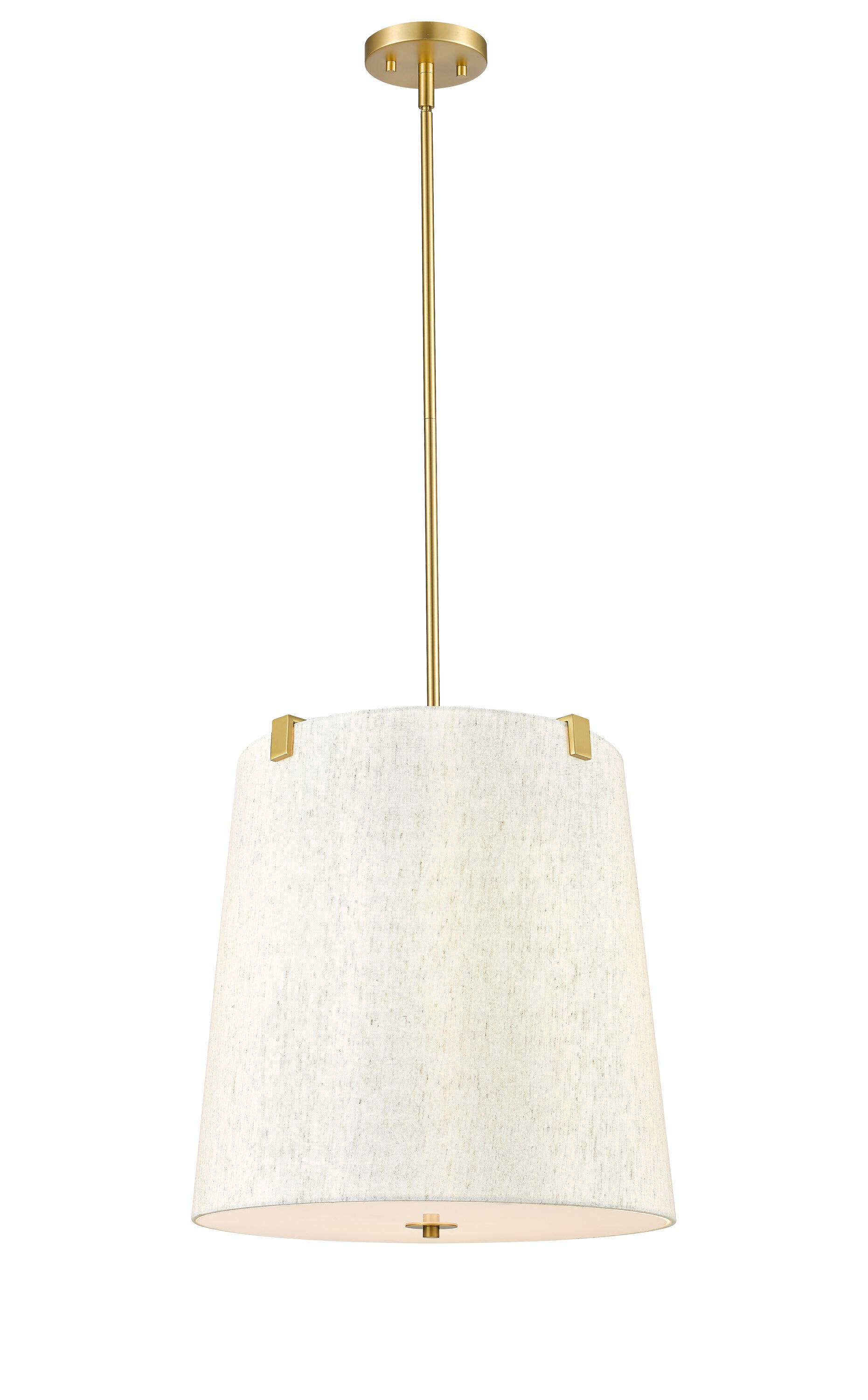 Z-Lite 3502P18-MGLD Weston 5 -Light Modern Gold Transitional Cylinder Medium Hanging Pendant light