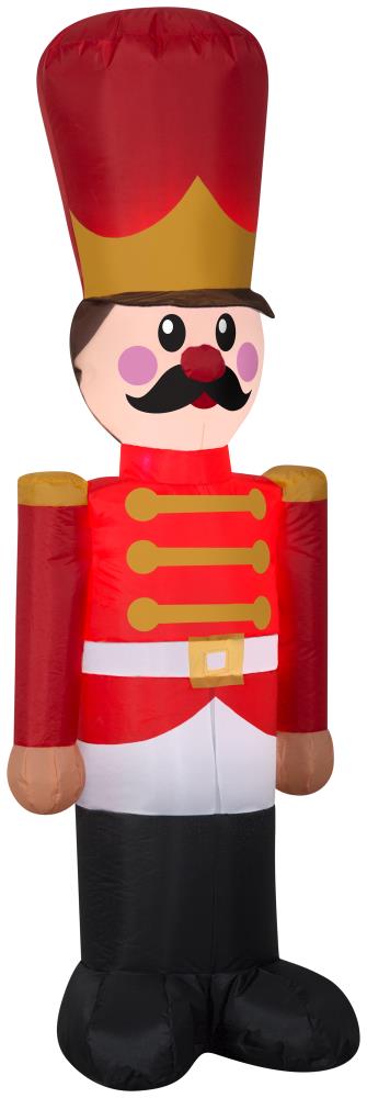 Gemmy Airblown Inflatable 4ft Toy Soldier Nut Cracker Christmas Brand New! 