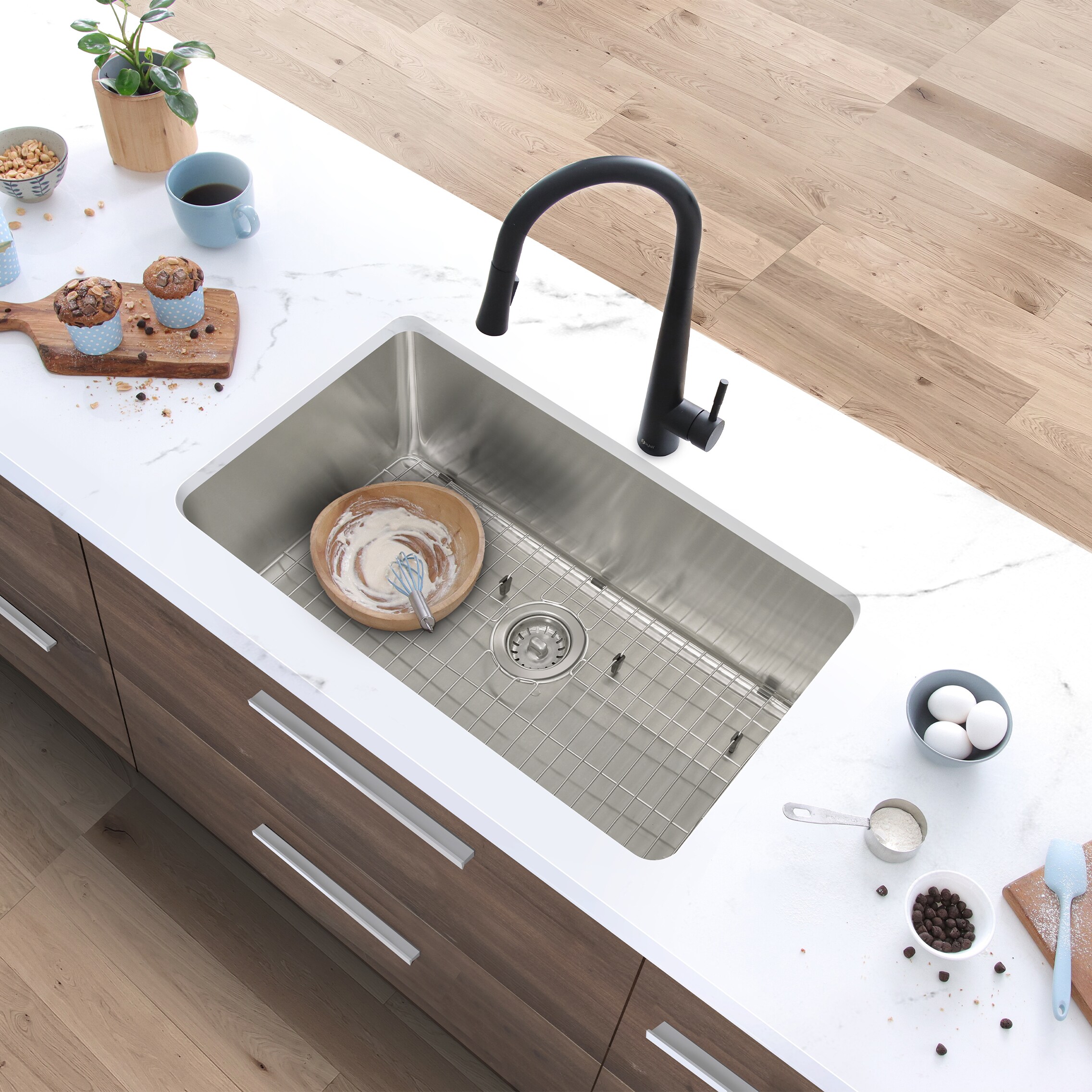 Stylish S-411TG1 Kitchen-Sinks - View #13
