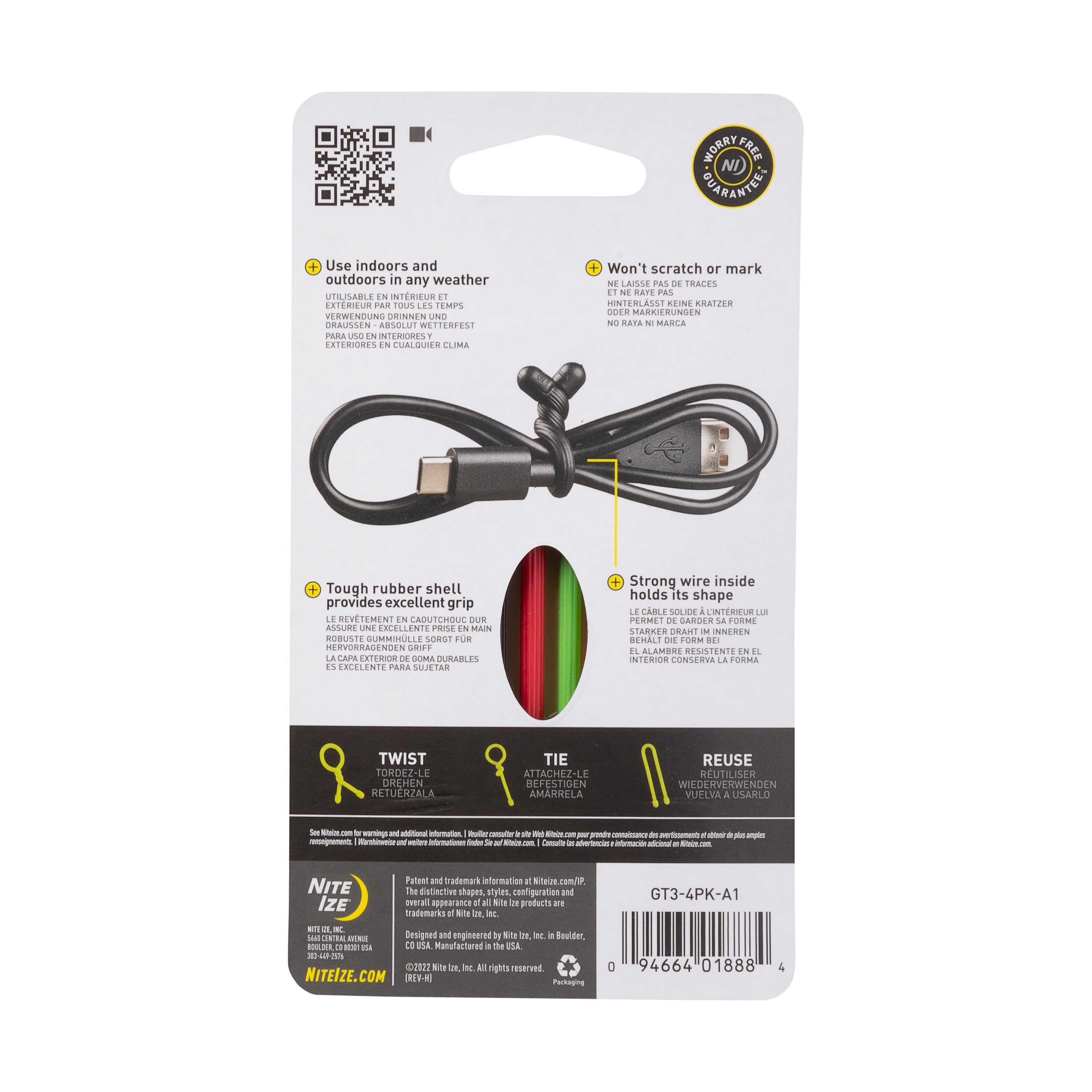 Nite Ize GT3-4PK-A1 Cable-Ties - View #10