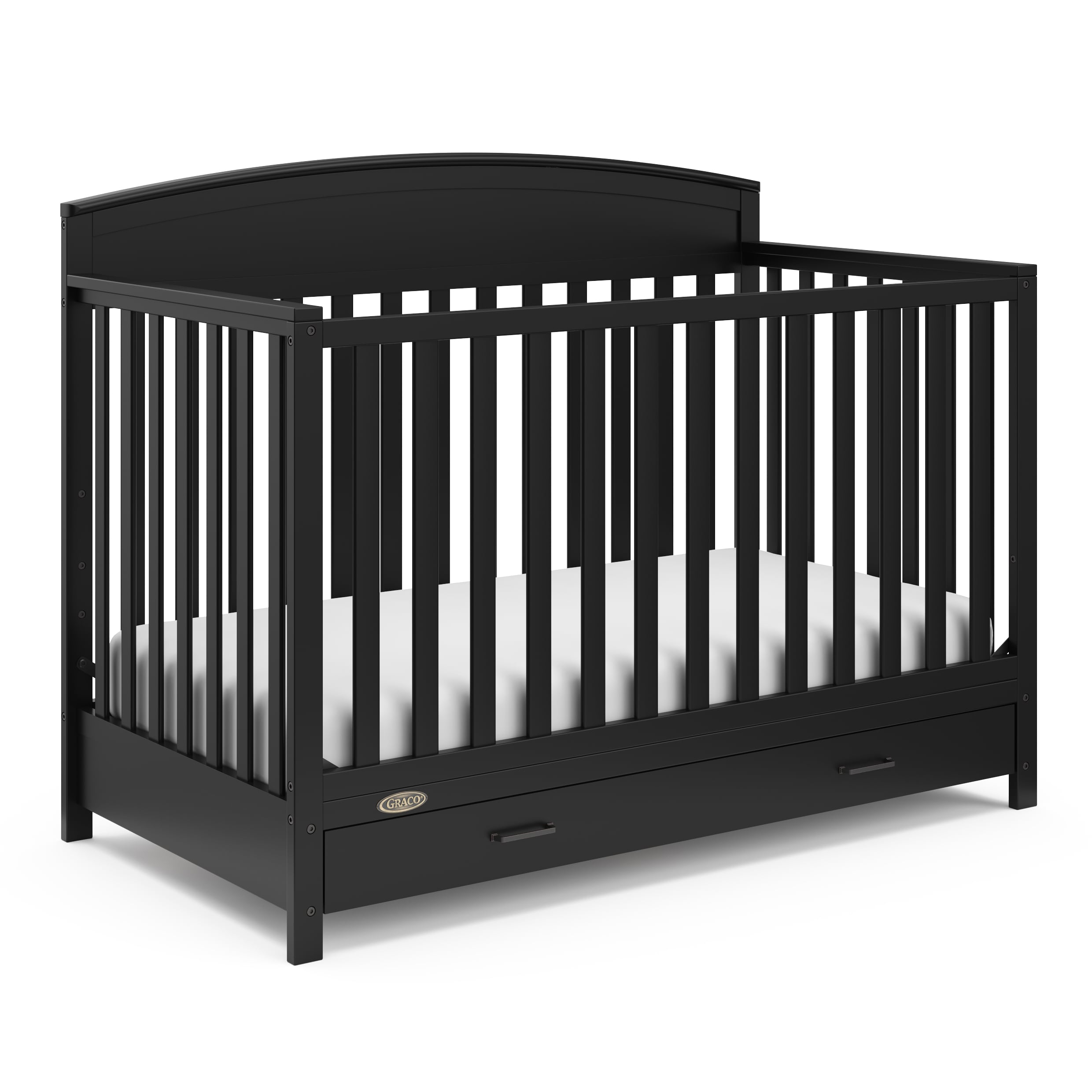 Graco 04532-51B  Benton 4-in-1 Black Convertible Crib