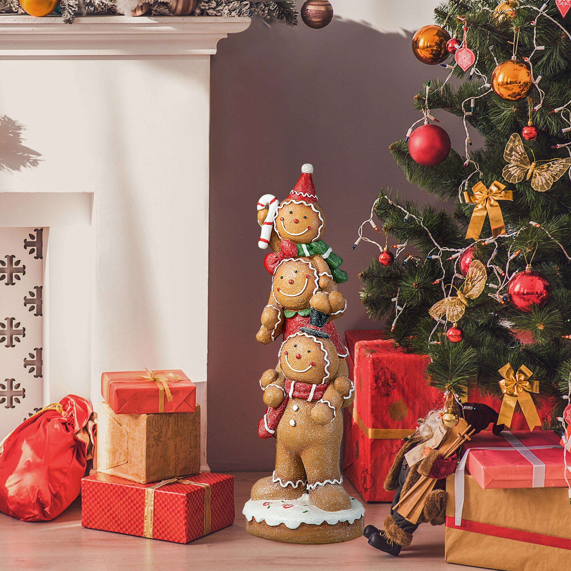 Glitzhome 2038500003 Table-Christmas-Decorations - View #6